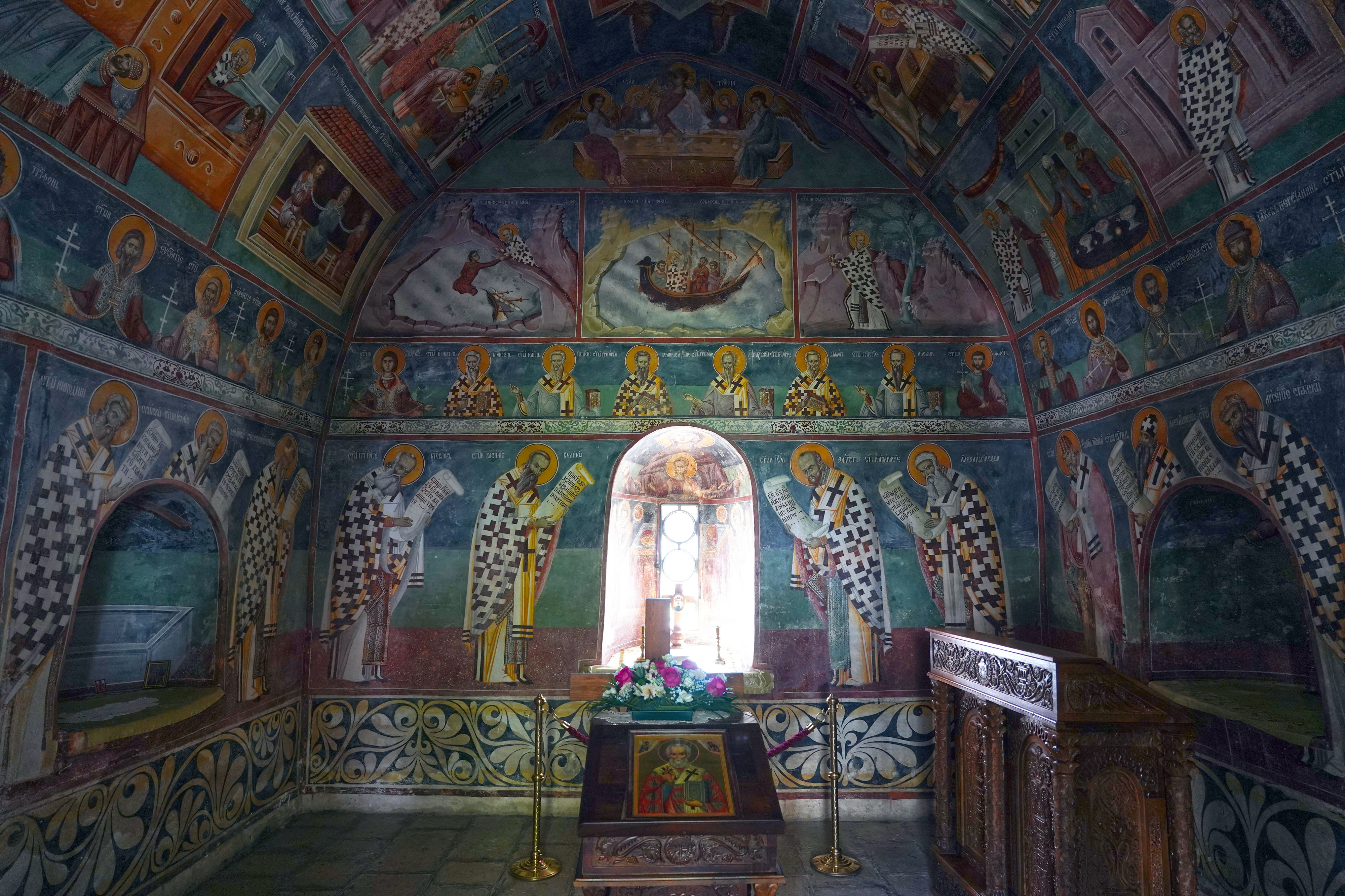 The Dormition feast in Morača Monastery