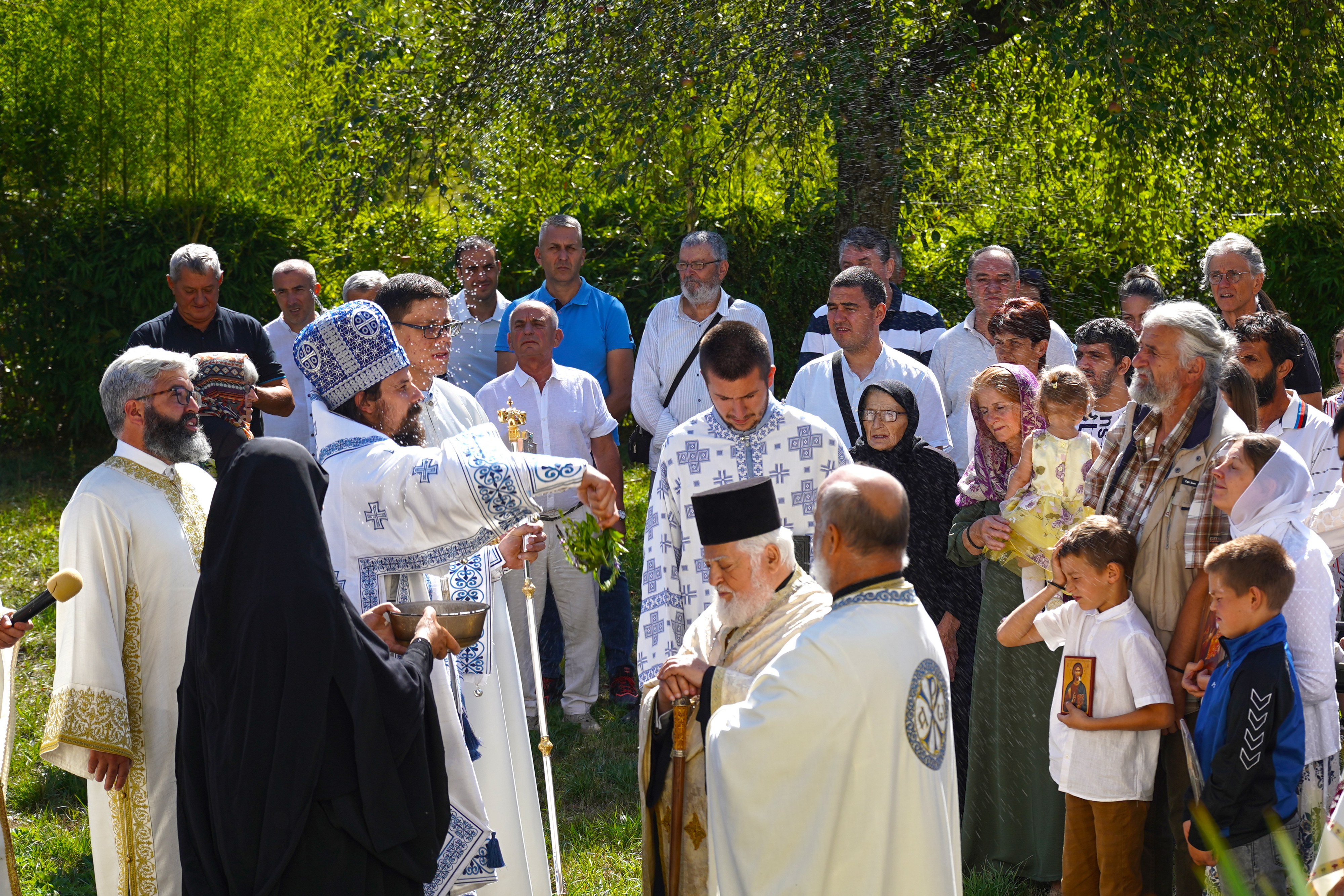 The Dormition feast in Morača Monastery