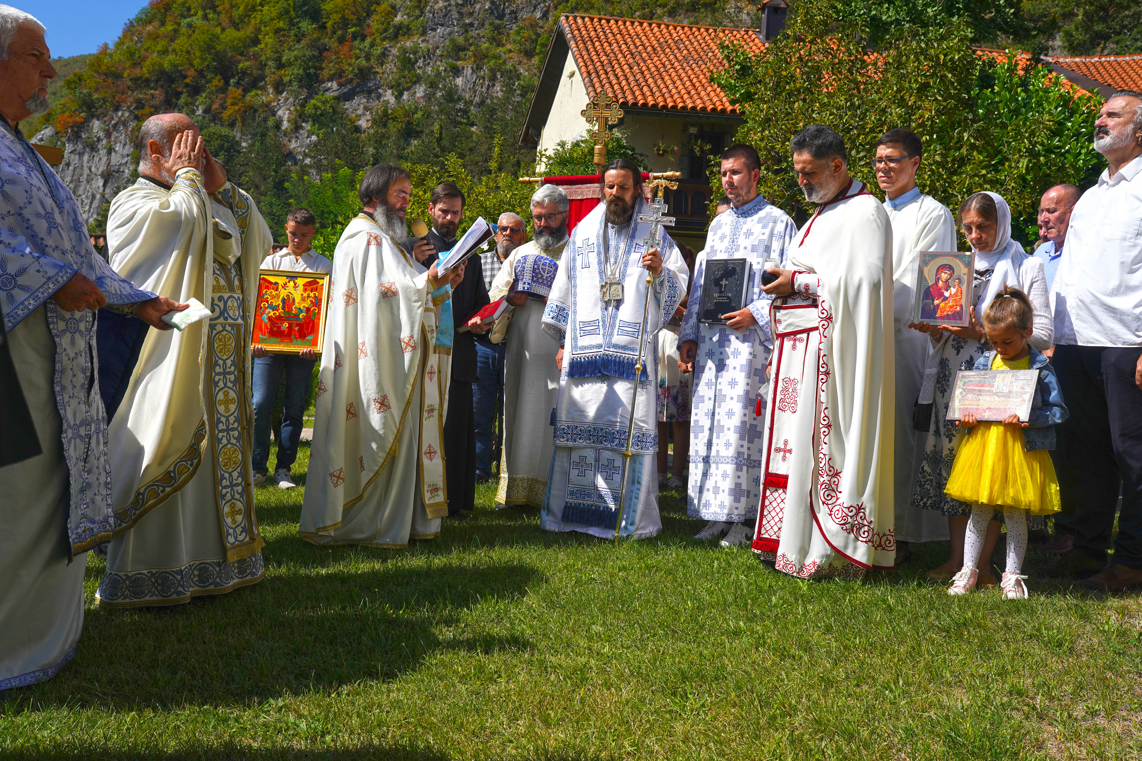 The Dormition feast in Morača Monastery