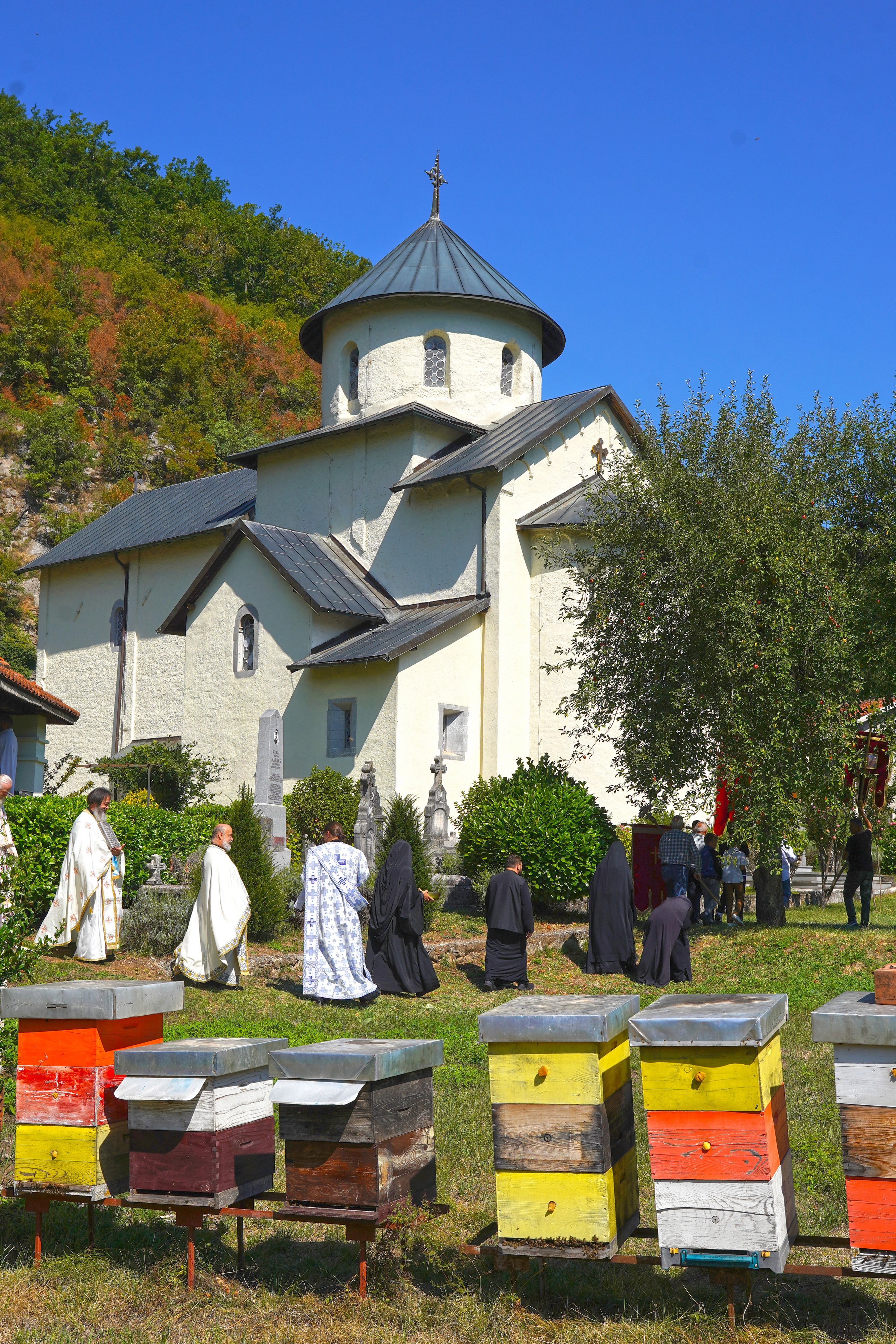 The Dormition feast in Morača Monastery 