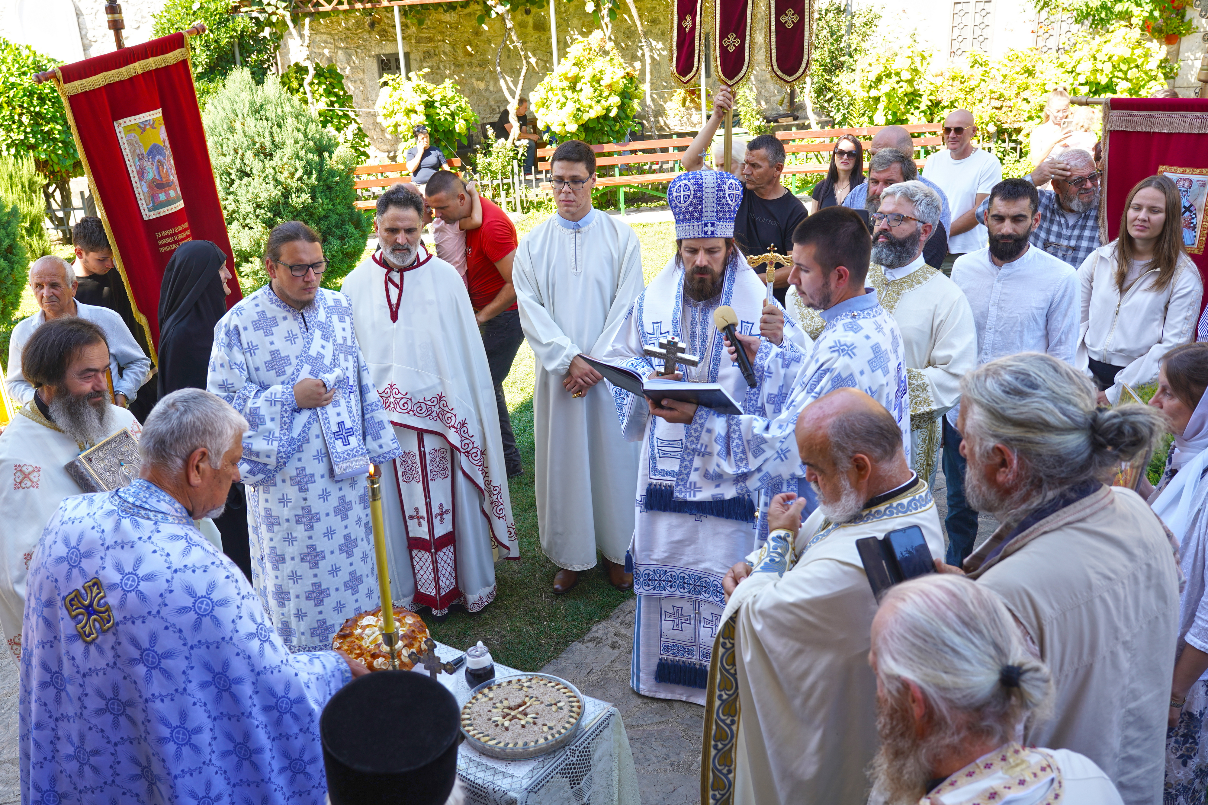 The Dormition feast in Morača Monastery 