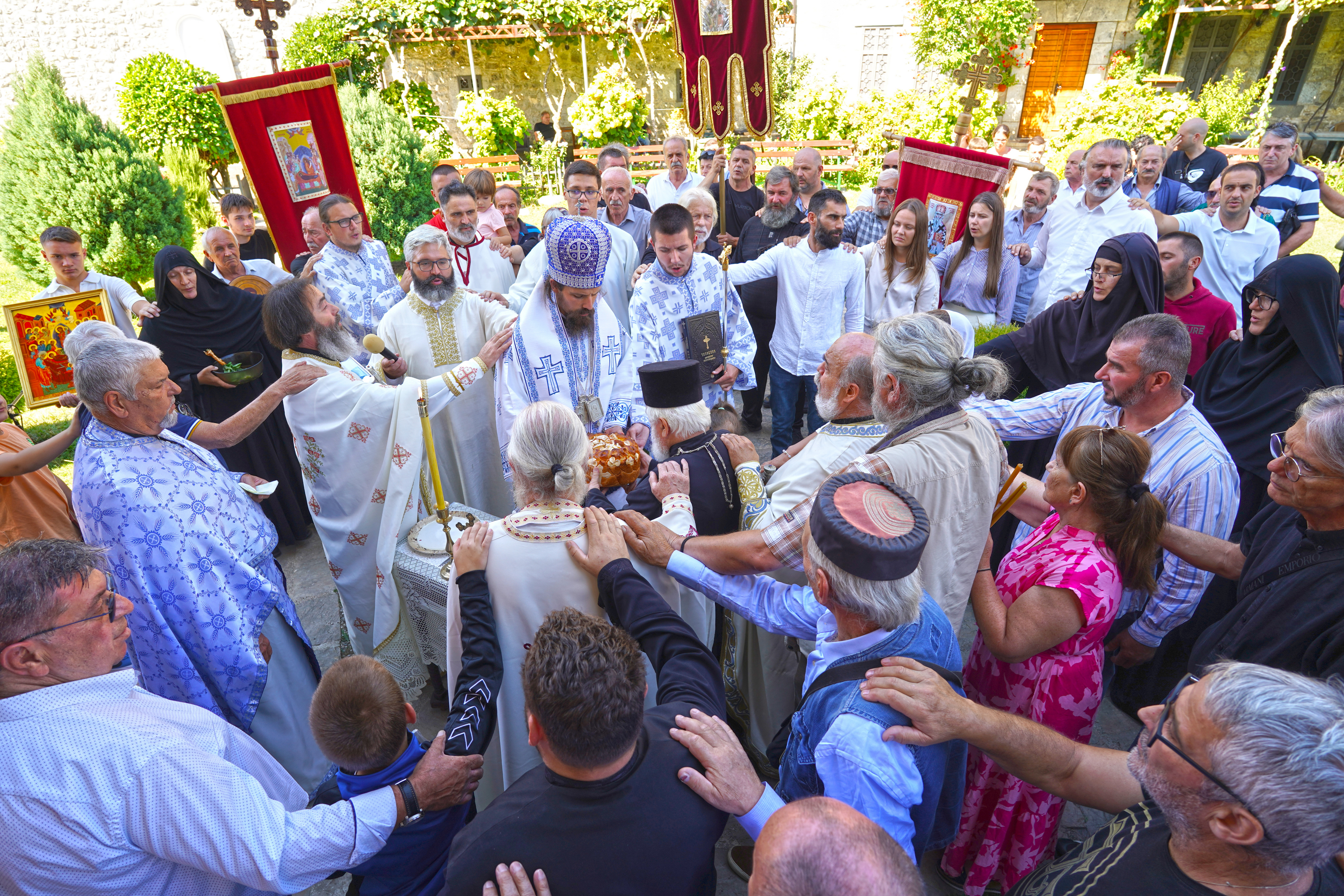 The Dormition feast in Morača Monastery 