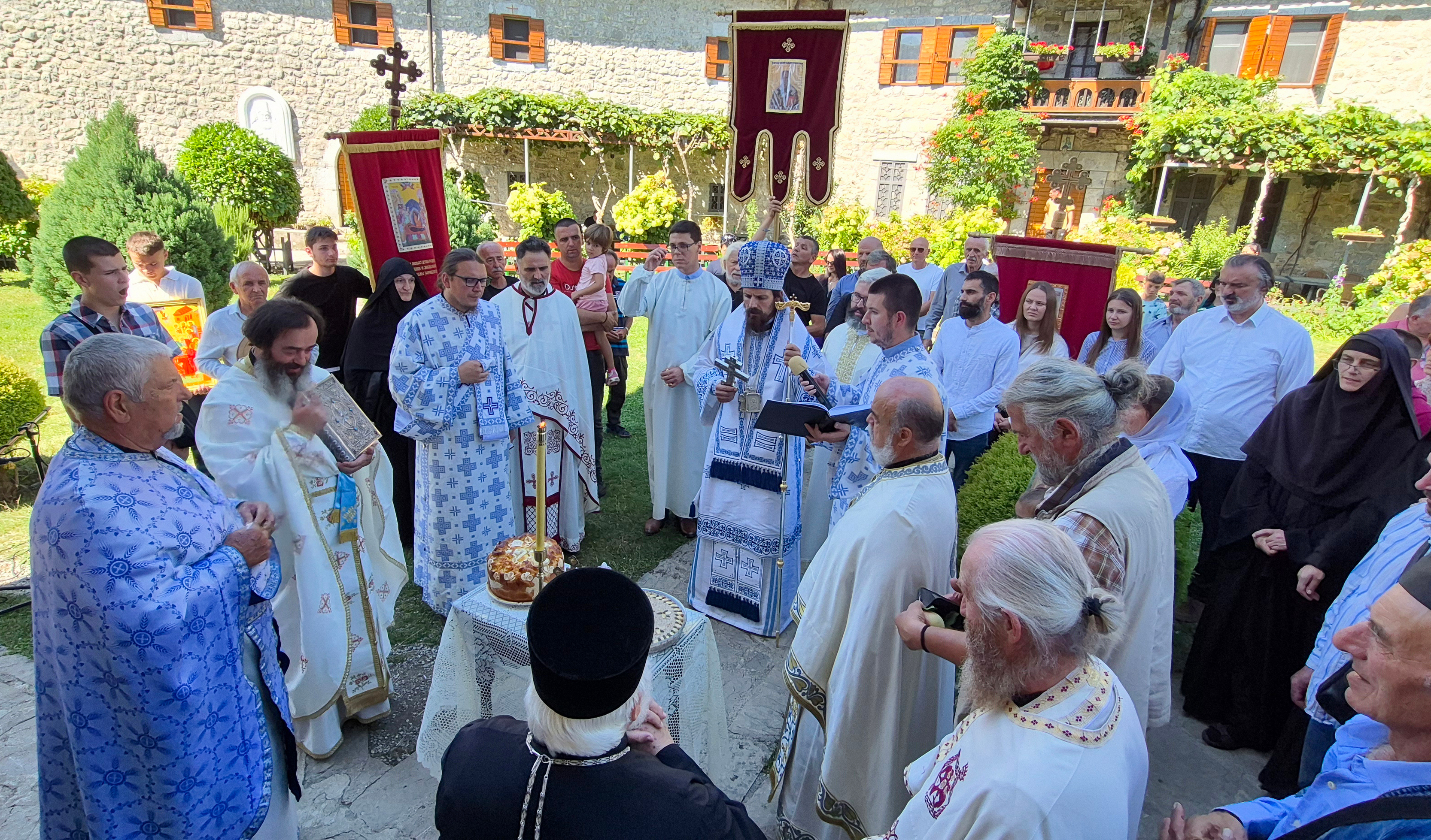 The Dormition feast in Morača Monastery 