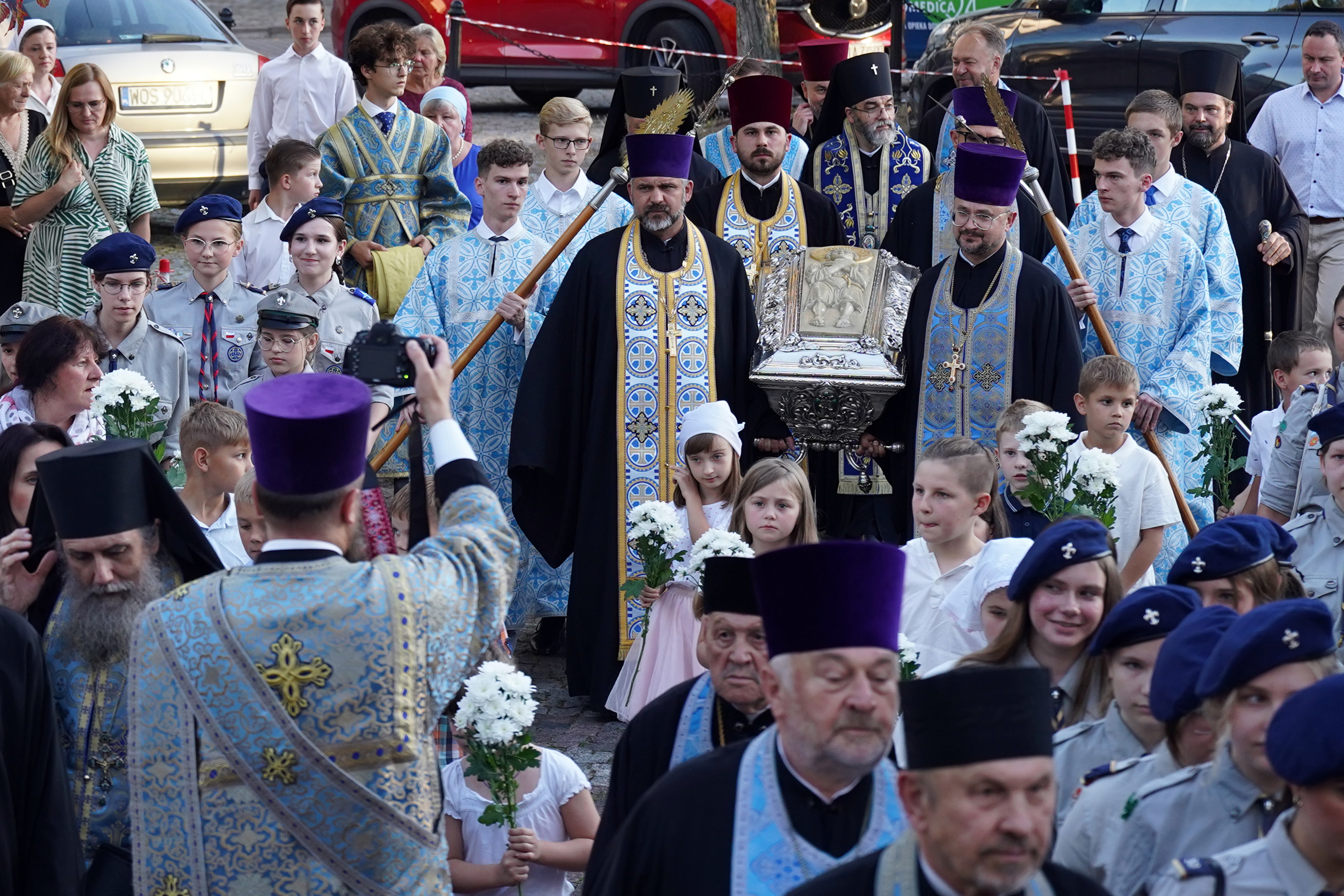Eve of St. Martyr Gabriel of Zabłudów feast in St. Nicholas Cathedral in Białystok