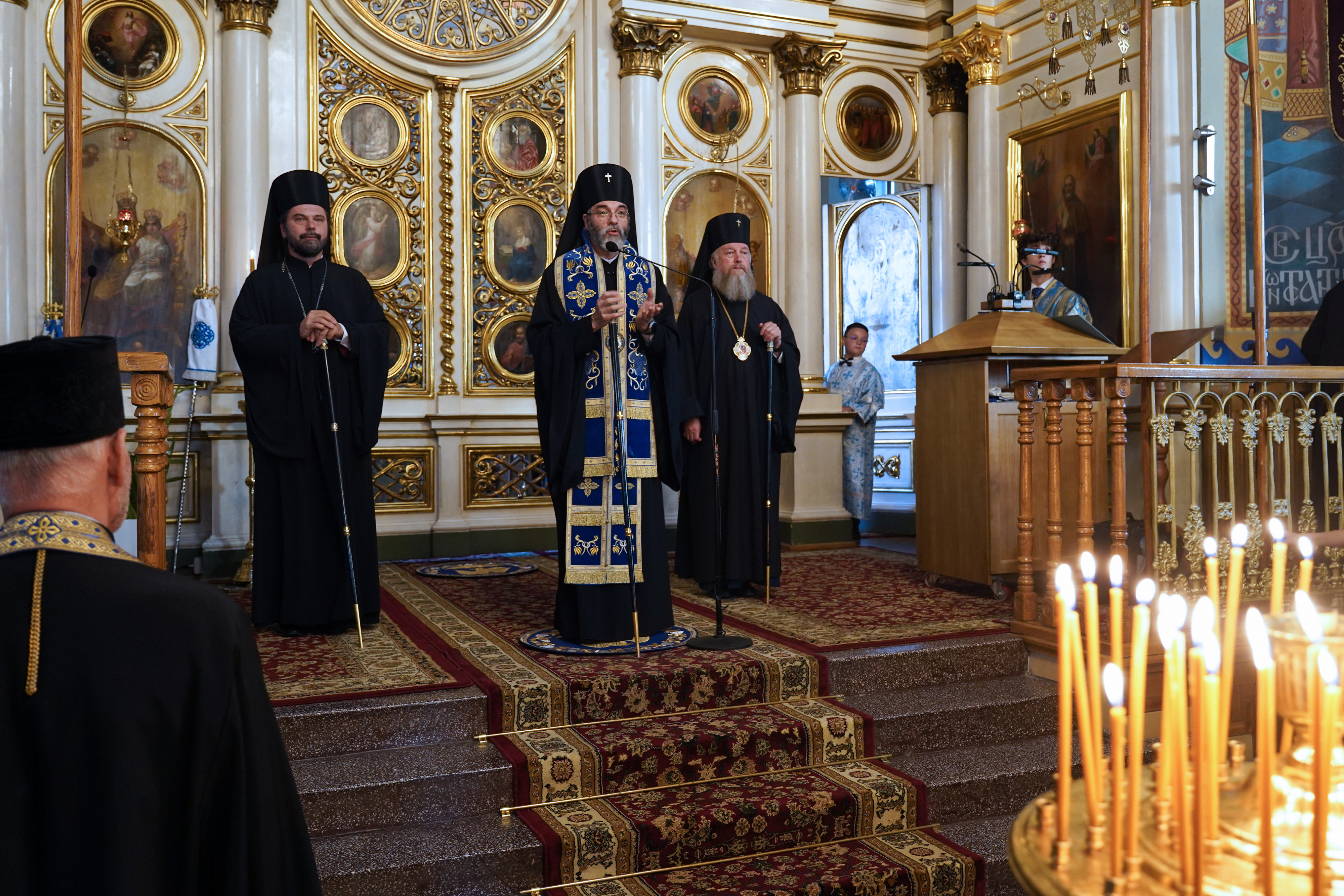 Eve of St. Martyr Gabriel of Zabłudów feast in St. Nicholas Cathedral in Białystok