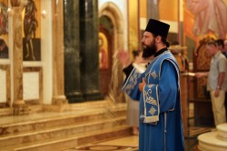 jarek11 
 The All-Night Vigil of Dormition feast in Ressurection of Christ Orthodox Cathedral in Podgorica 
