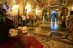 jarek11 
 The All-Night Vigil of Dormition feast in Ressurection of Christ Orthodox Cathedral in Podgorica