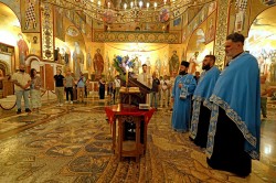 jarek11 
 The All-Night Vigil of Dormition feast in Ressurection of Christ Orthodox Cathedral in Podgorica