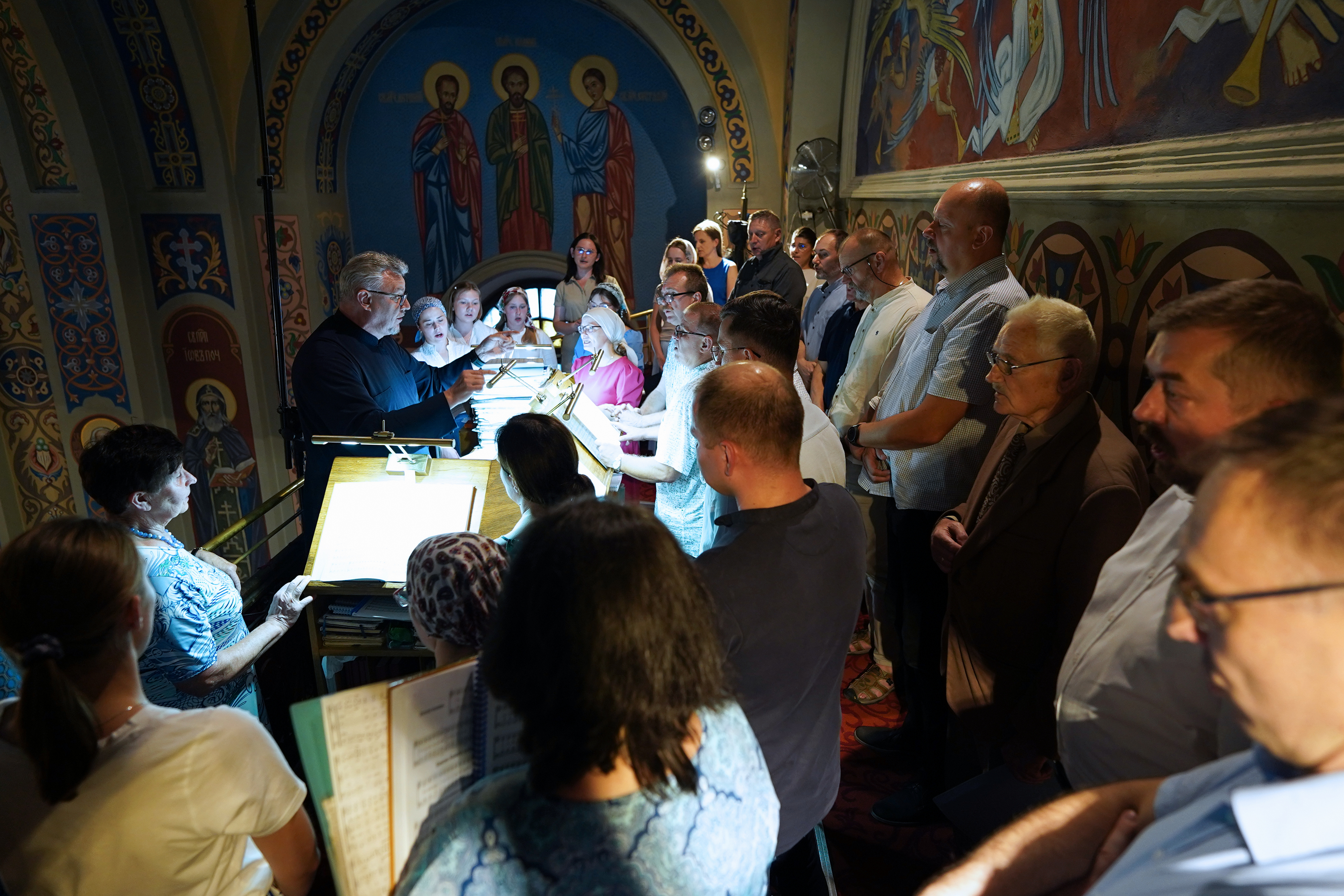 Eve of St. Martyr Gabriel of Zabłudów feast in St. Nicholas Cathedral in Białystok  