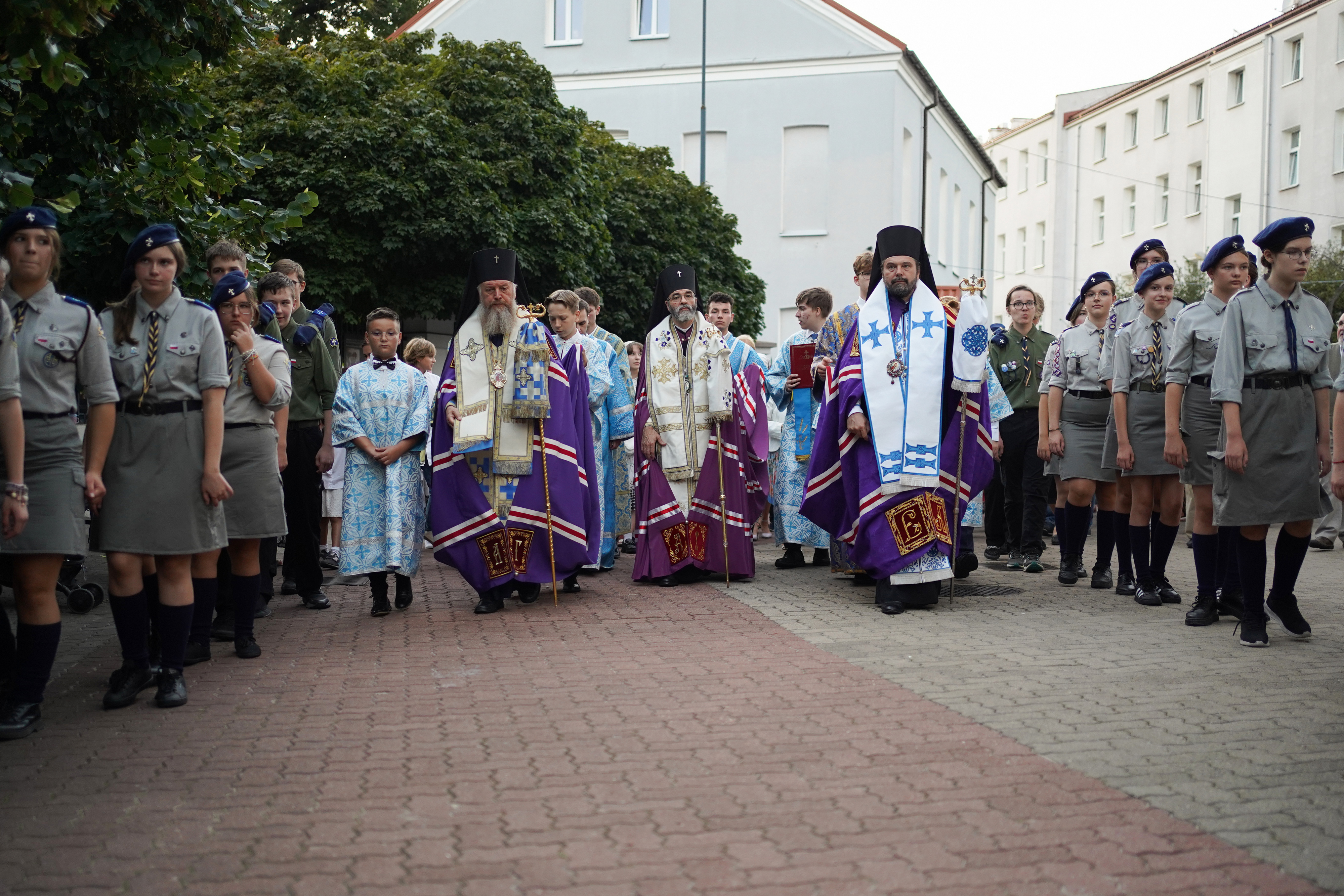 Eve of St. Martyr Gabriel of Zabłudów feast in St. Nicholas Cathedral in Białystok  