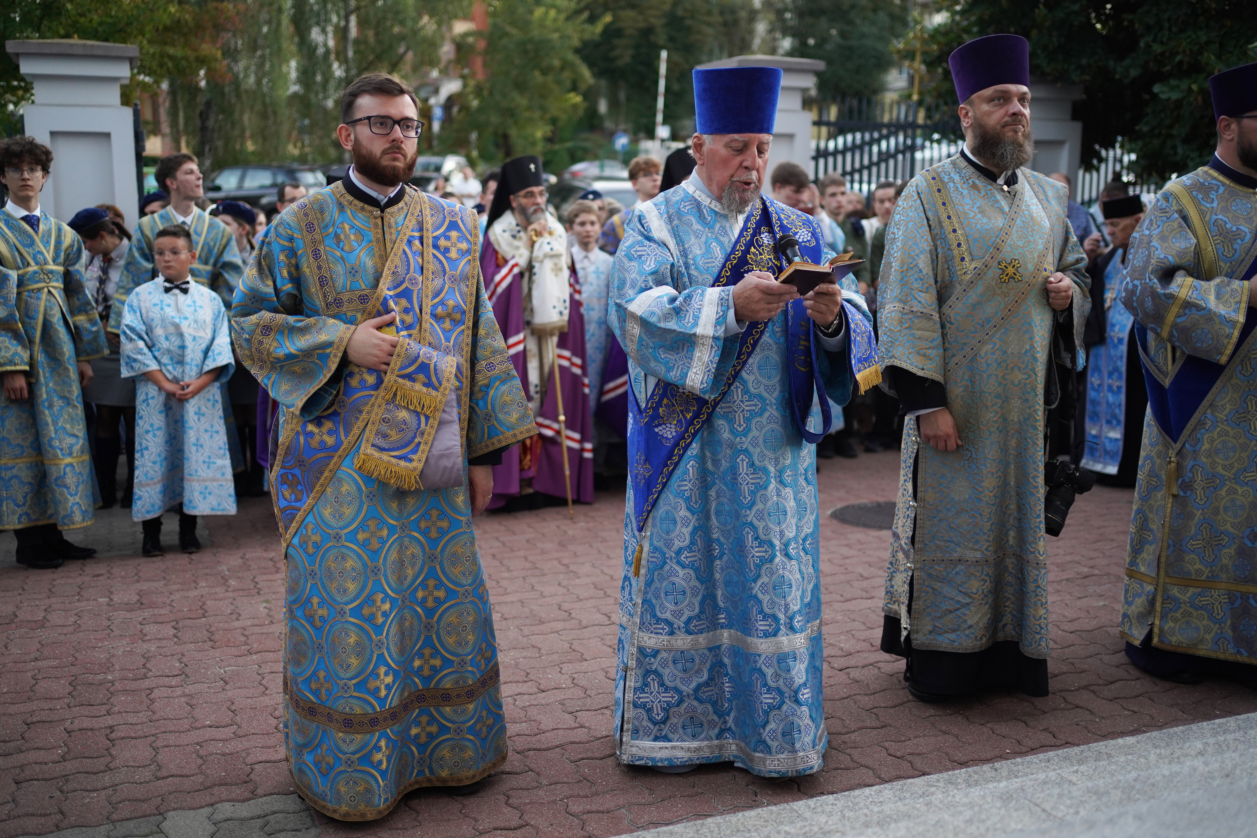Eve of St. Martyr Gabriel of Zabłudów feast in St. Nicholas Cathedral in Białystok  