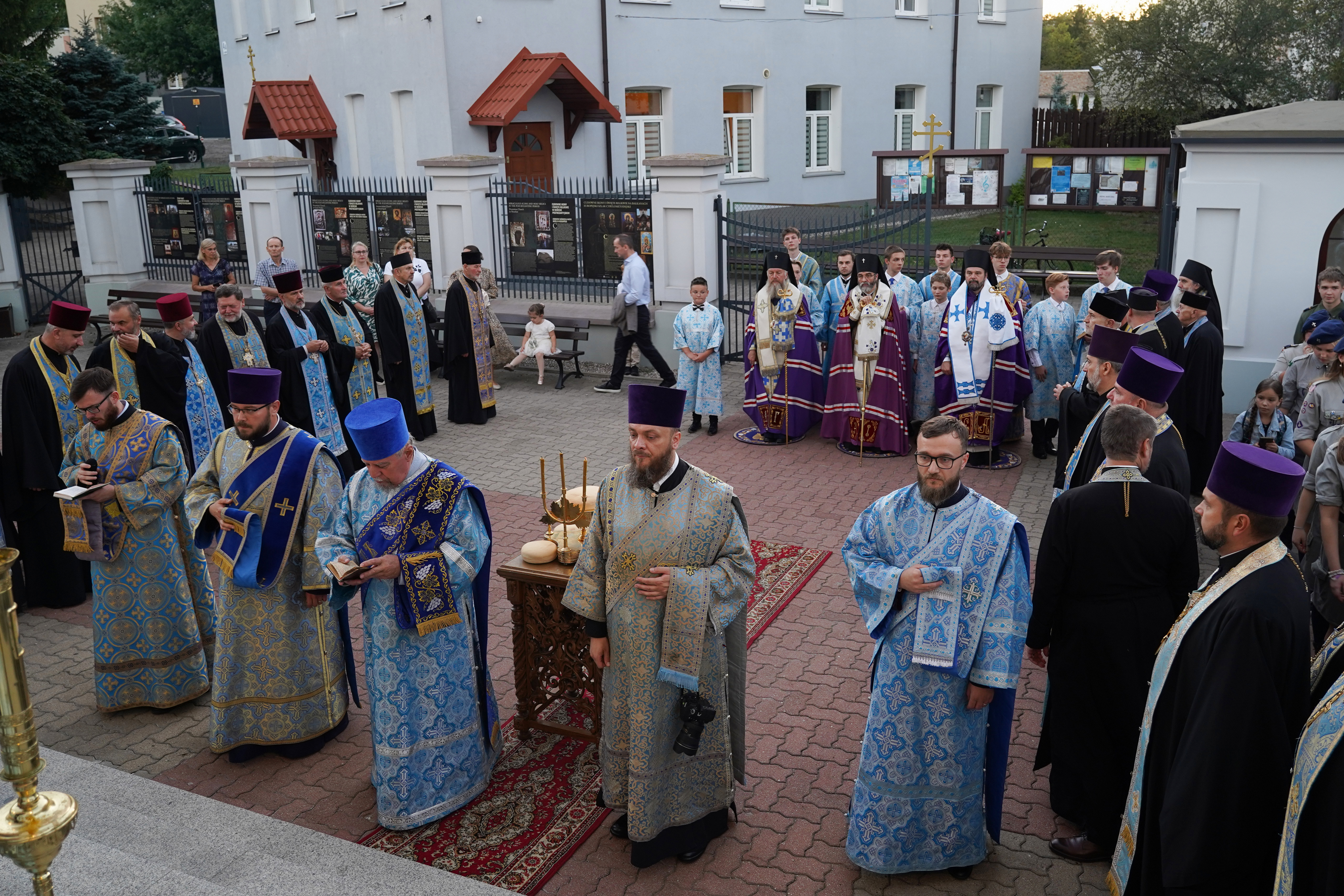 Eve of St. Martyr Gabriel of Zabłudów feast in St. Nicholas Cathedral in Białystok  