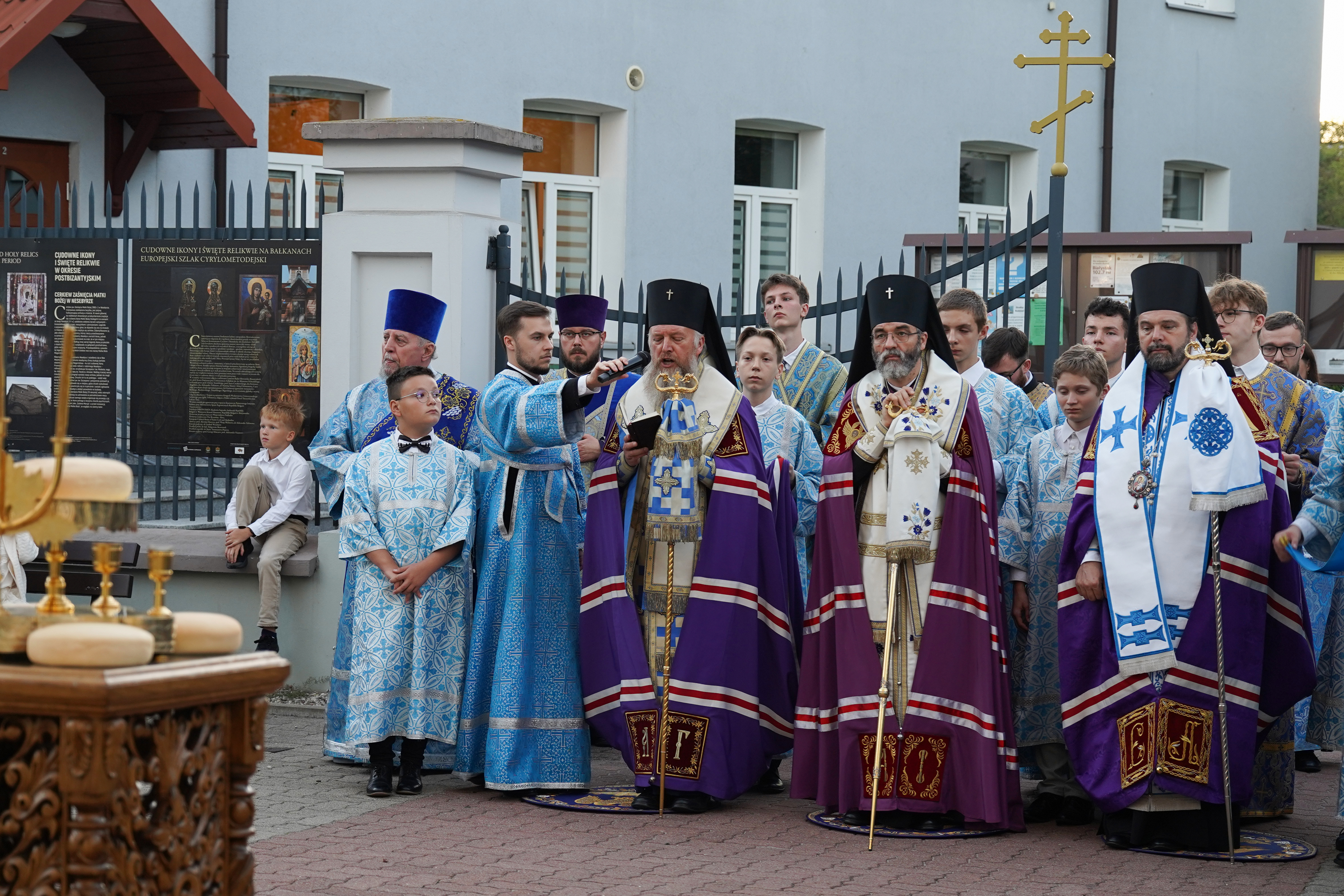 Eve of St. Martyr Gabriel of Zabłudów feast in St. Nicholas Cathedral in Białystok  