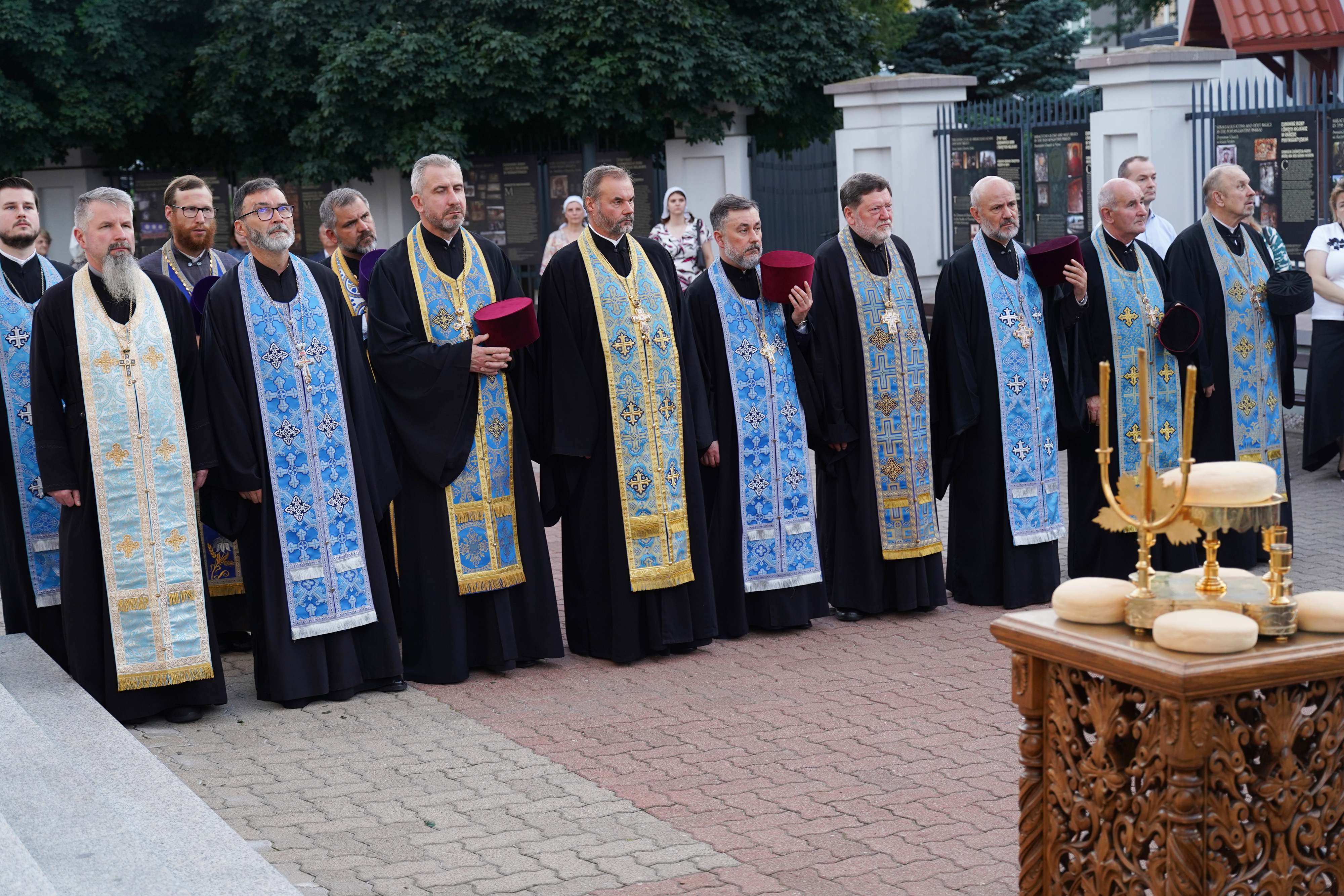 Eve of St. Martyr Gabriel of Zabłudów feast in St. Nicholas Cathedral in Białystok  