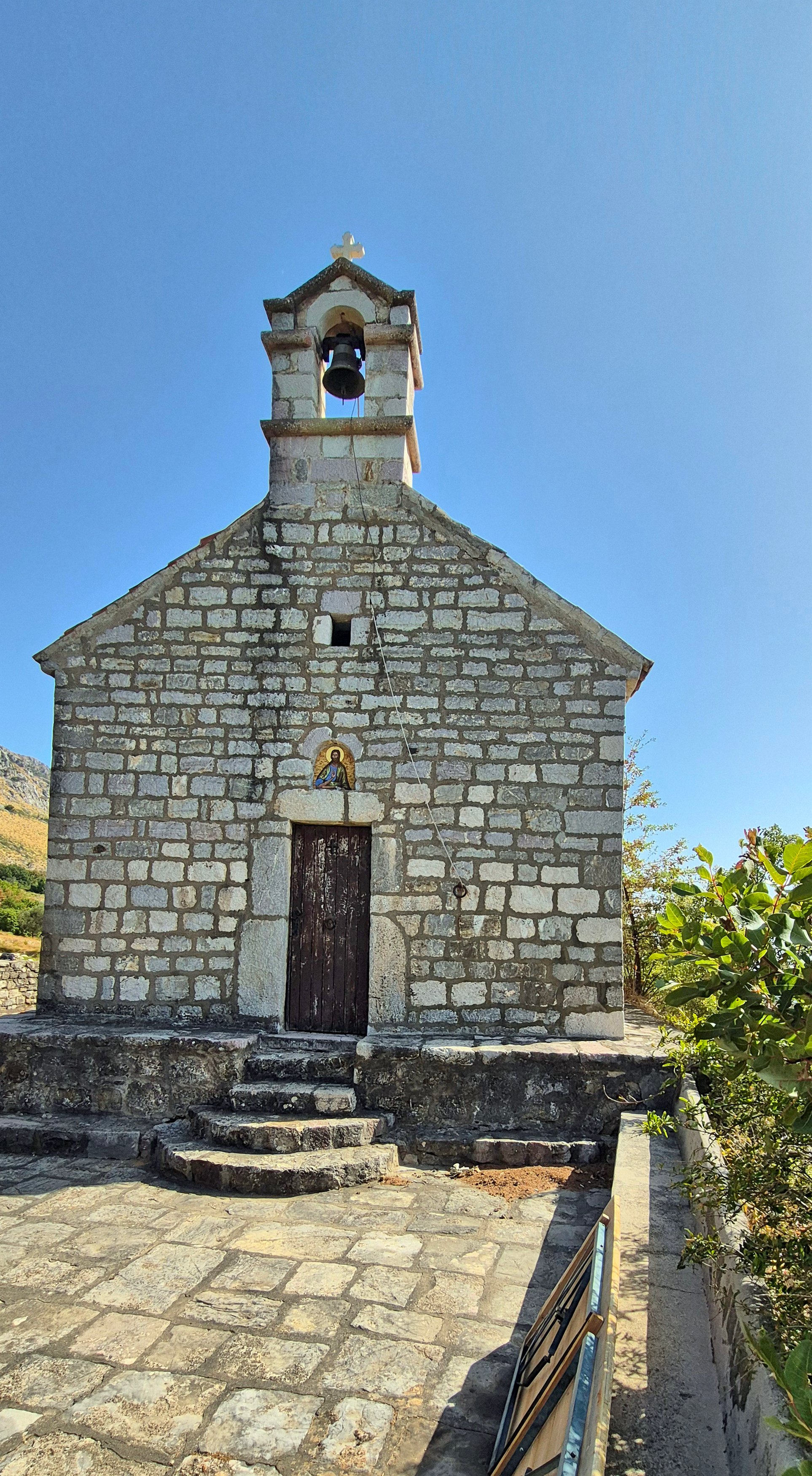 St. Elijah church close to Sveti Stefan