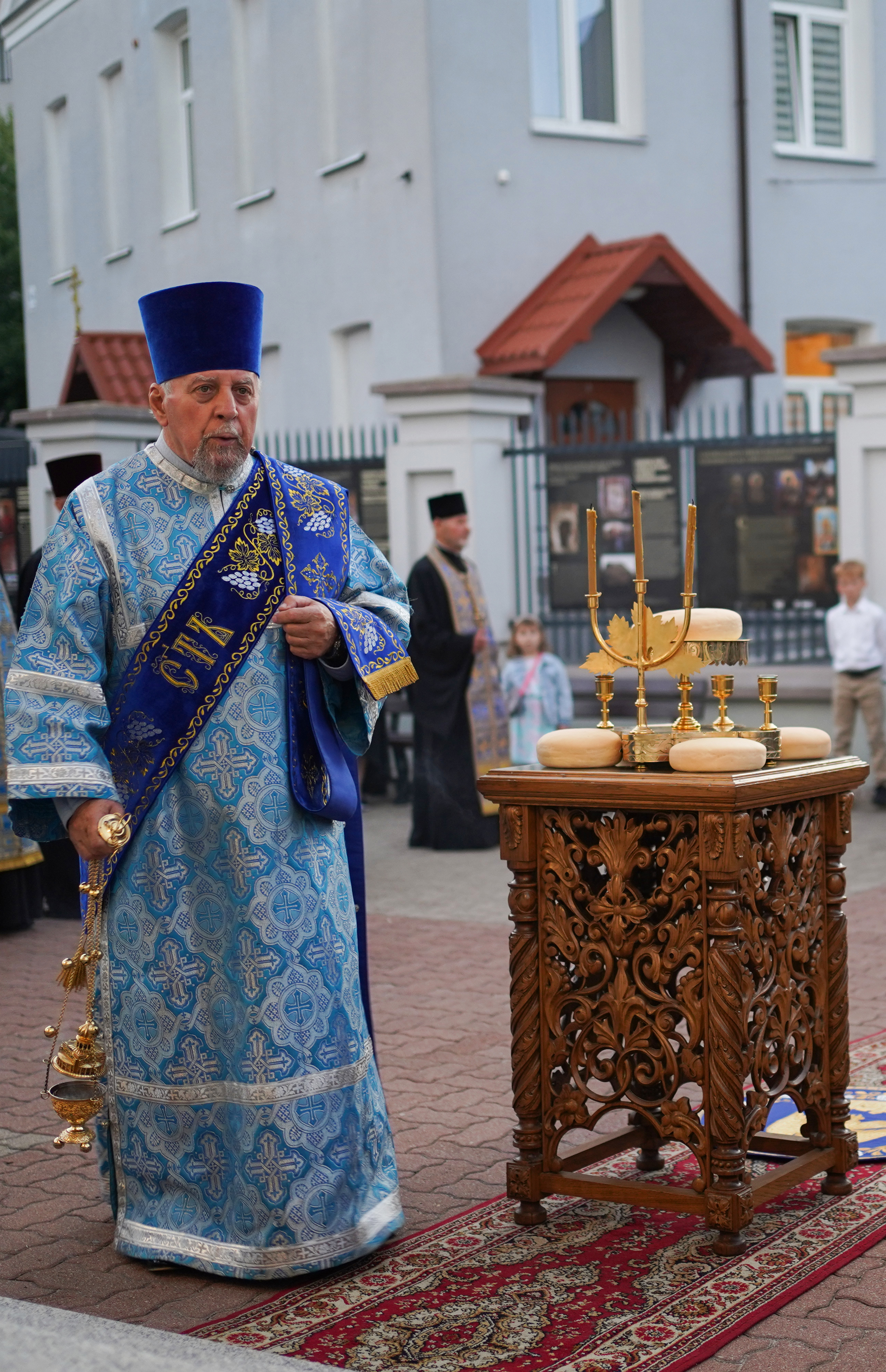 Eve of St. Martyr Gabriel of Zabłudów feast in St. Nicholas Cathedral in Białystok 