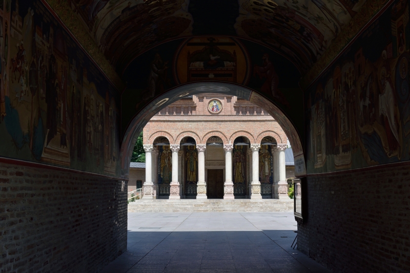 Saint Anthim monastery - view from the gate 2025
