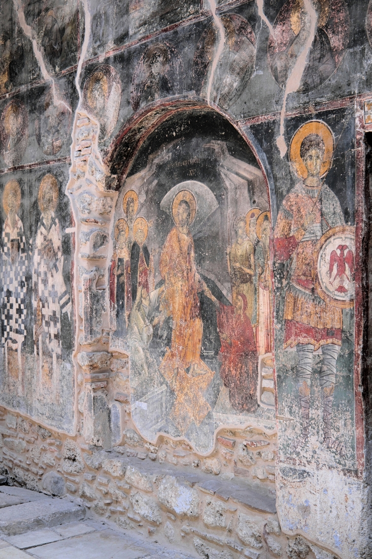 Anastasis fresco in the Resurrection church, Veria 2025