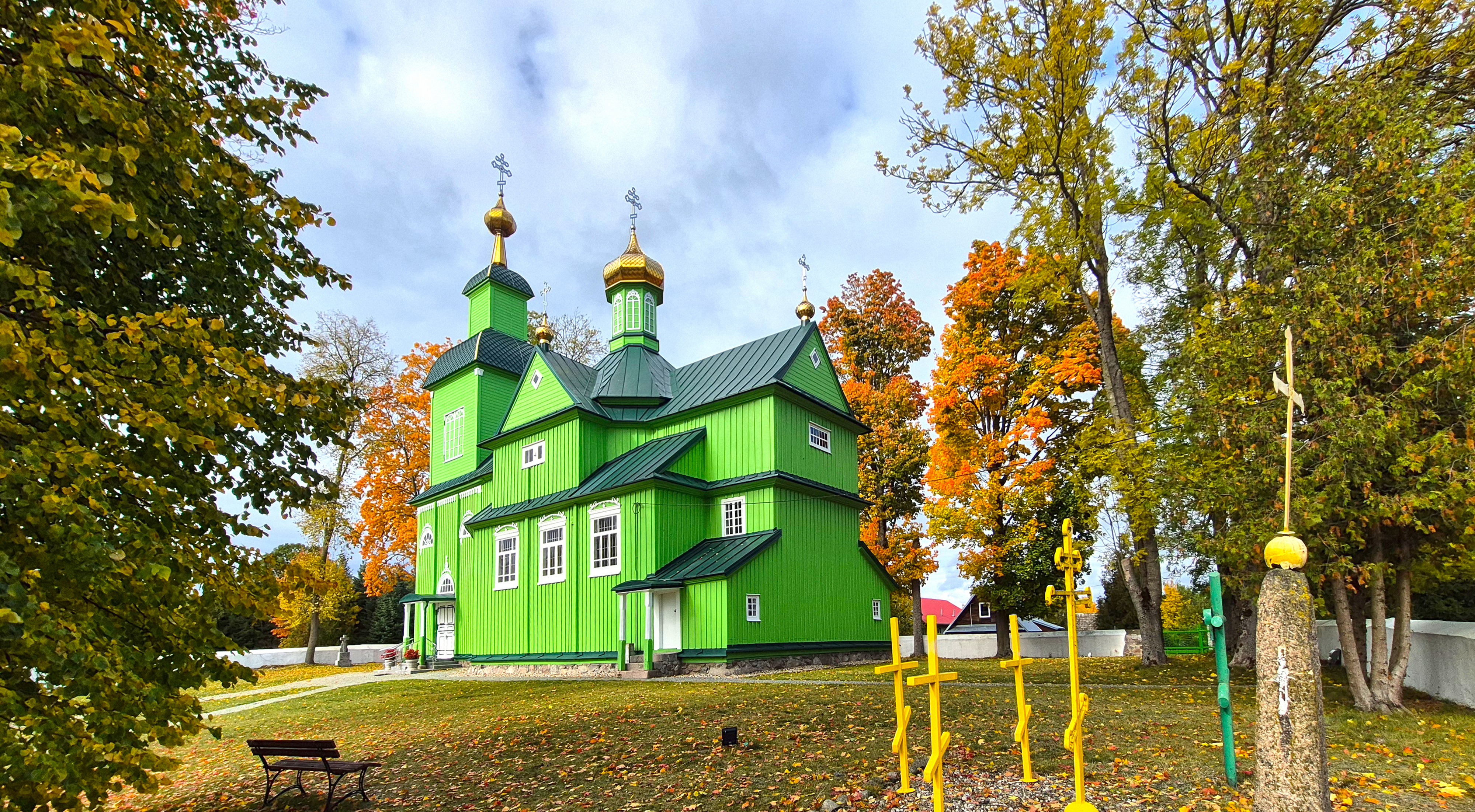 The Orthodox church in Trześcianka