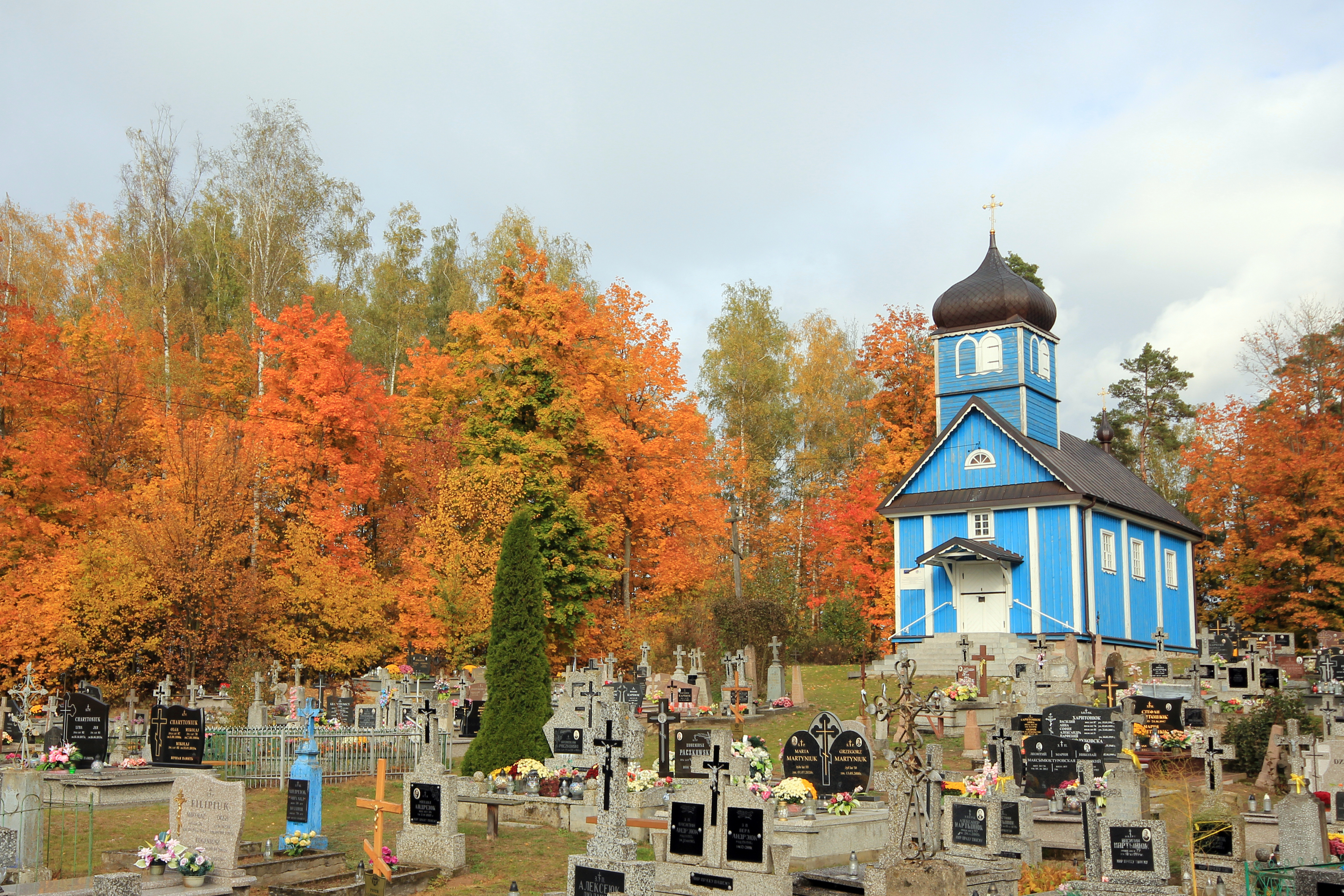 The cementary church in Pawły