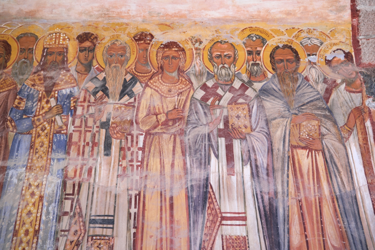 Freski bramy monasteru Žiča, 2025