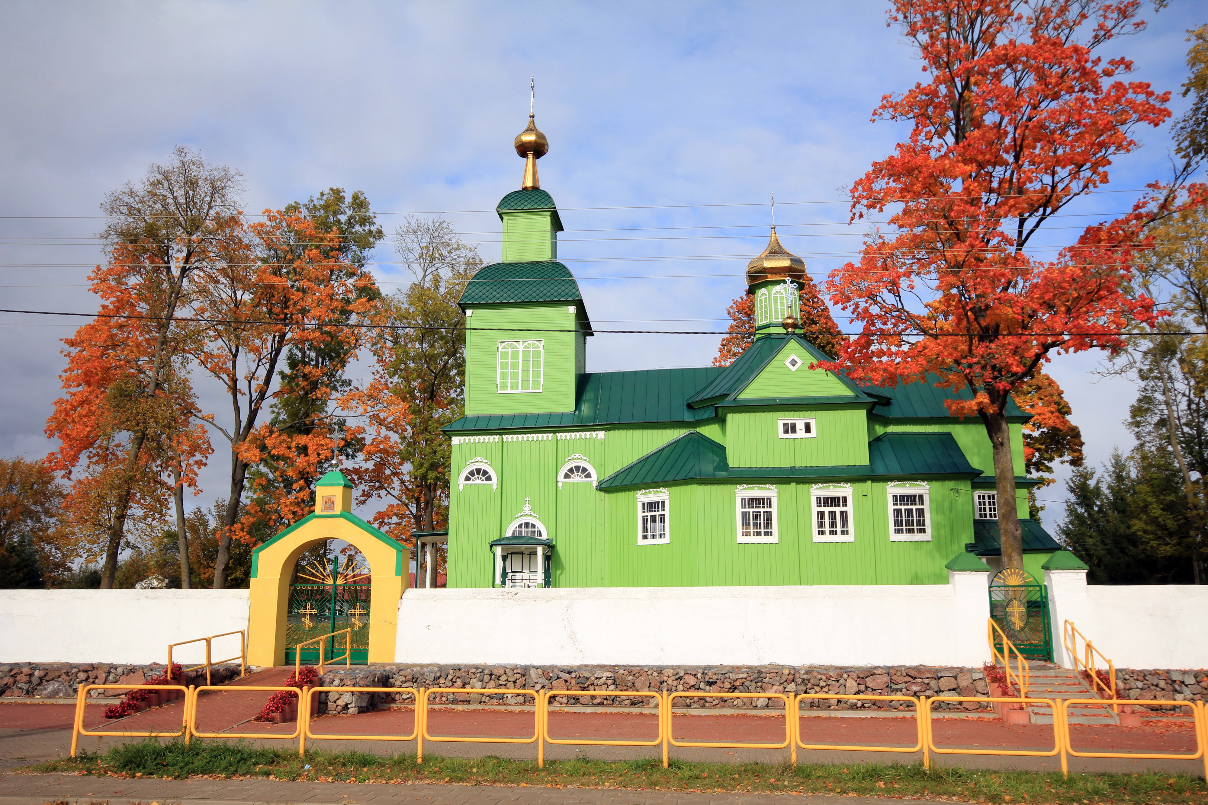 The Orthodox church in Trześcianka