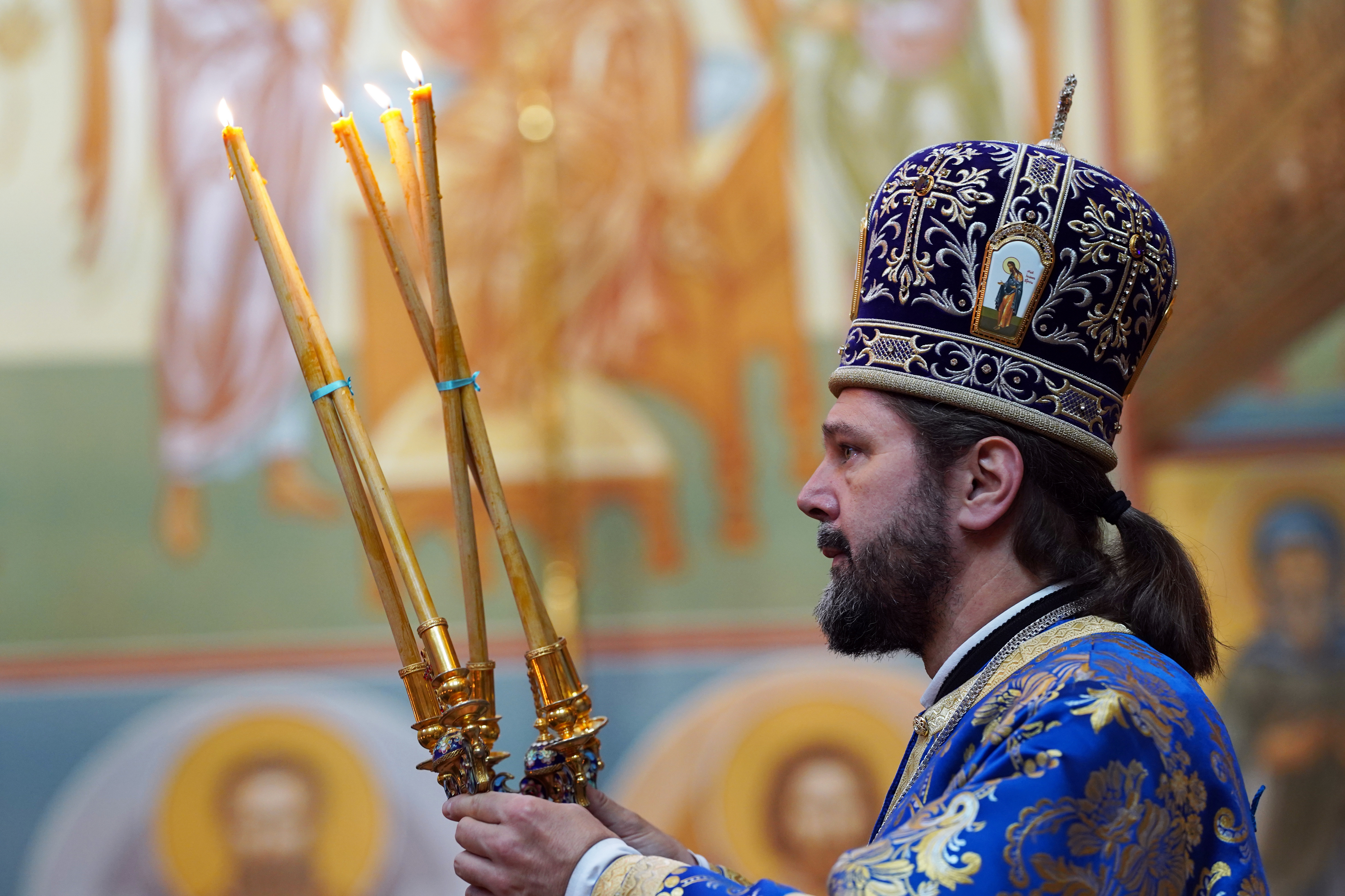 The Divine Liturgy of the feast of Krasnostocka Icon of the Mother of God in Zwierki Convent 