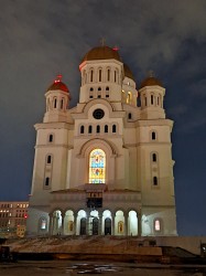 anamariaavram 
 Romania&#039s National Cathedral shines in the night