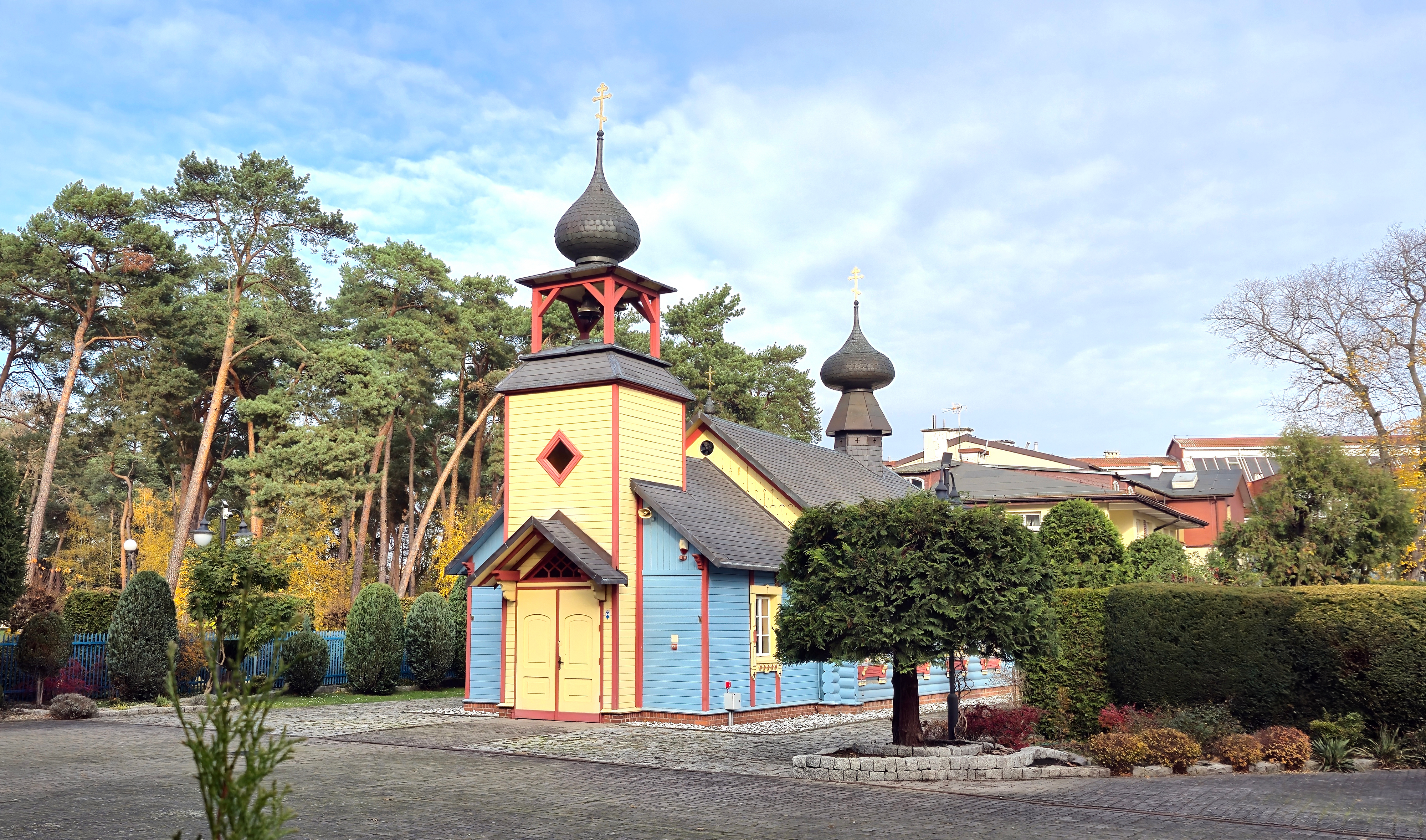 The Orthodox church in Ciechocinek