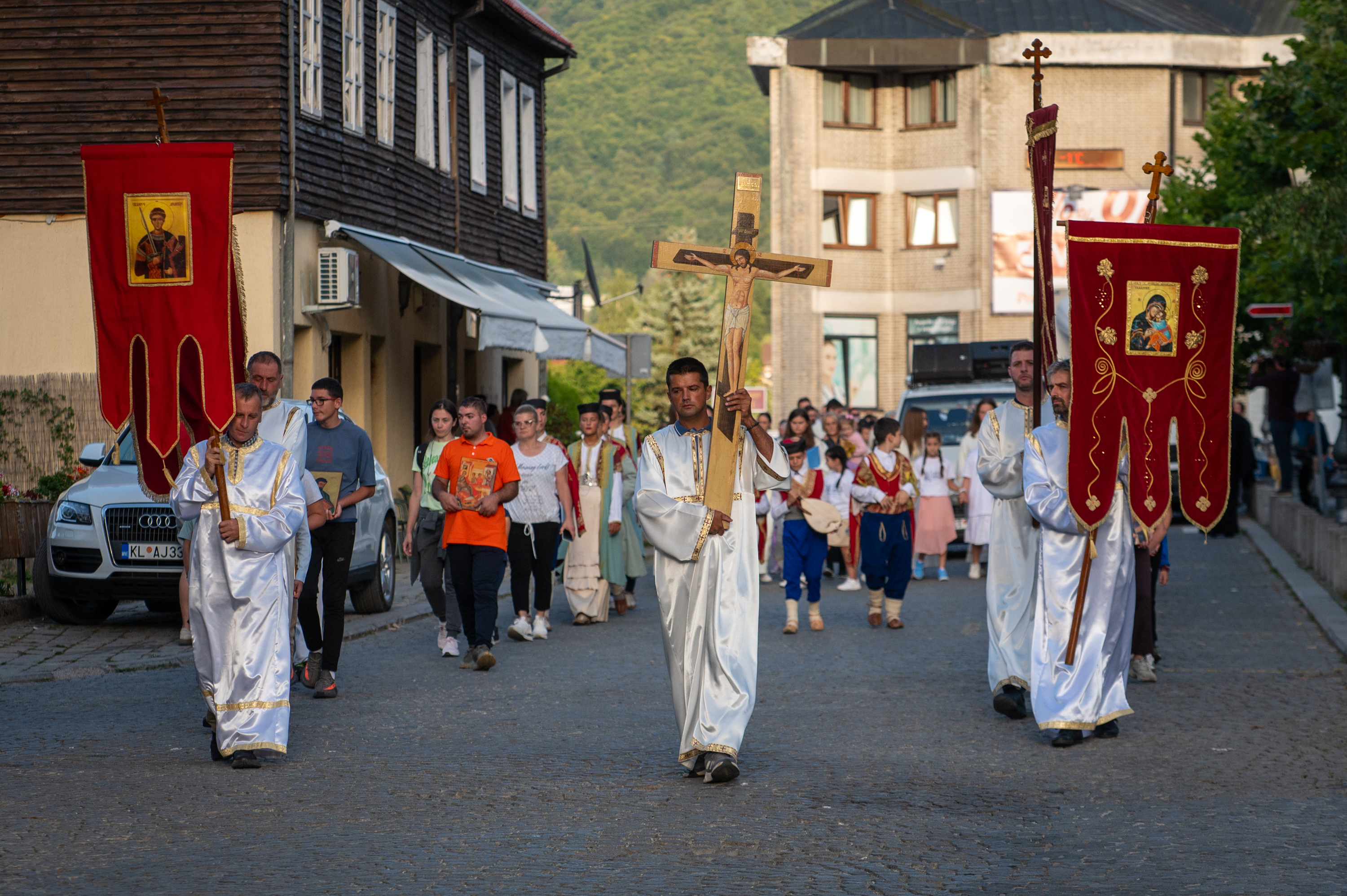 Solemn procession on Dormition feast in Kolašin