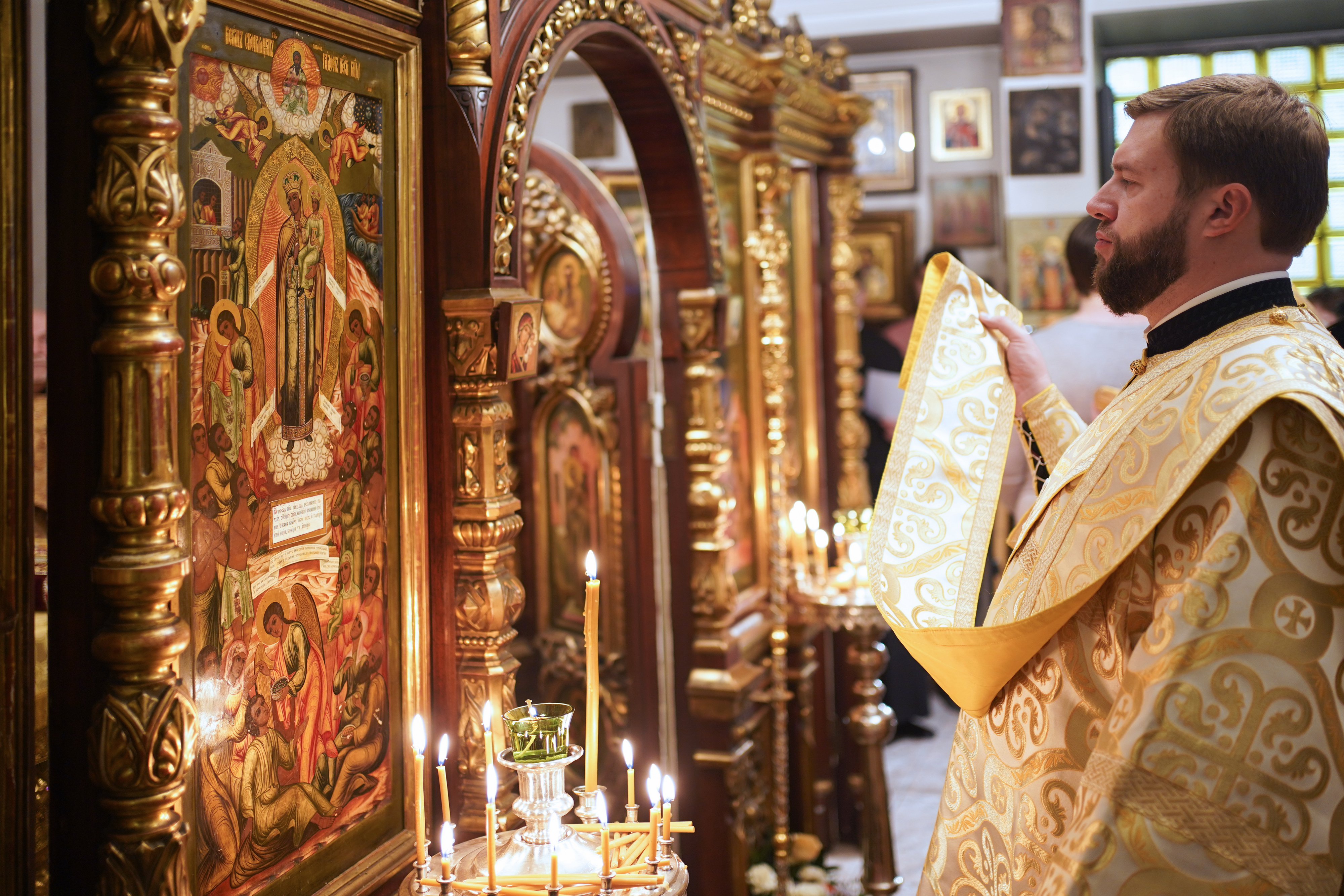 St. Michael the Archangel feast in St. Michael the Archangel Metropolitan chapel in Warsaw 