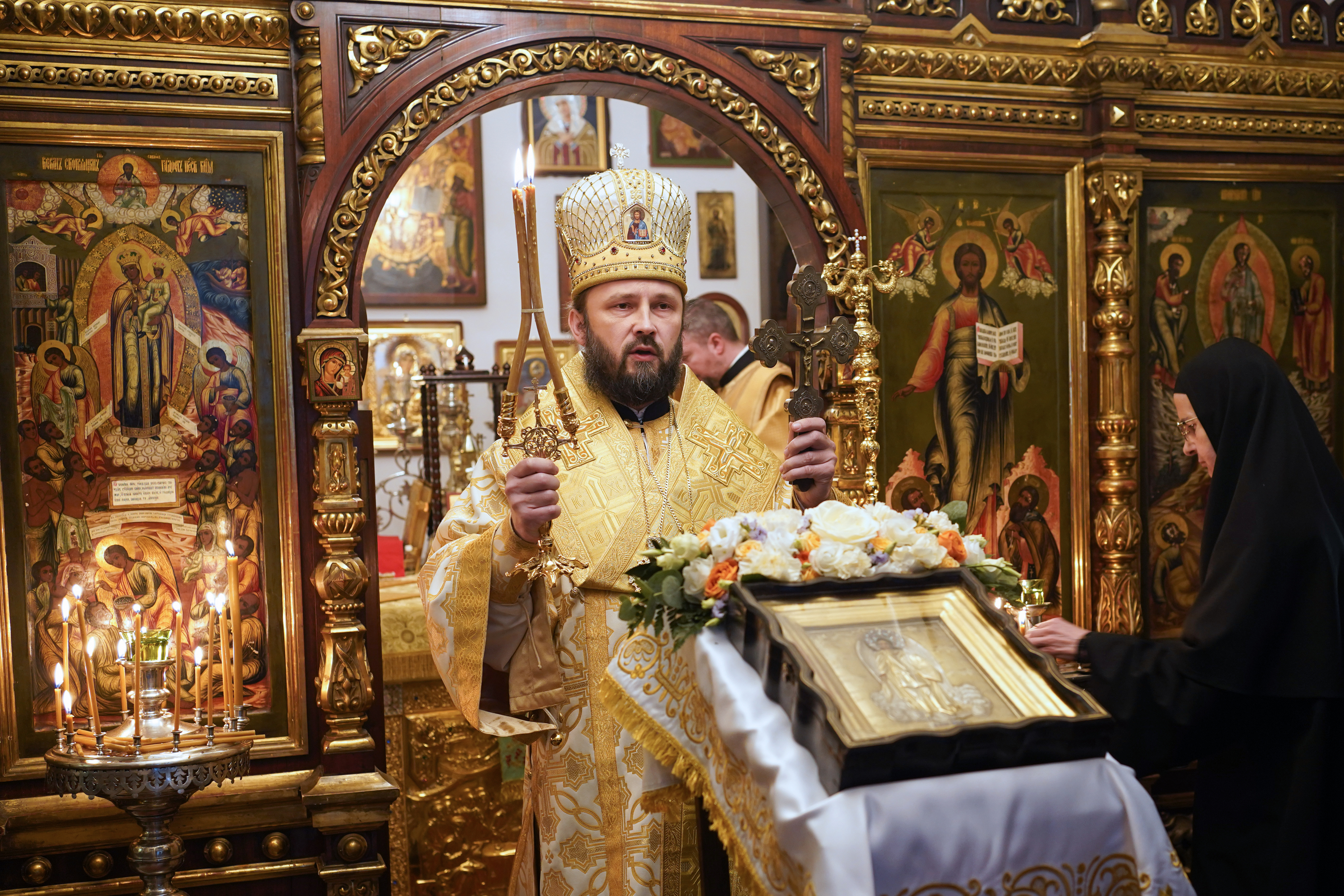 St. Michael the Archangel feast in St. Michael the Archangel Metropolitan chapel in Warsaw