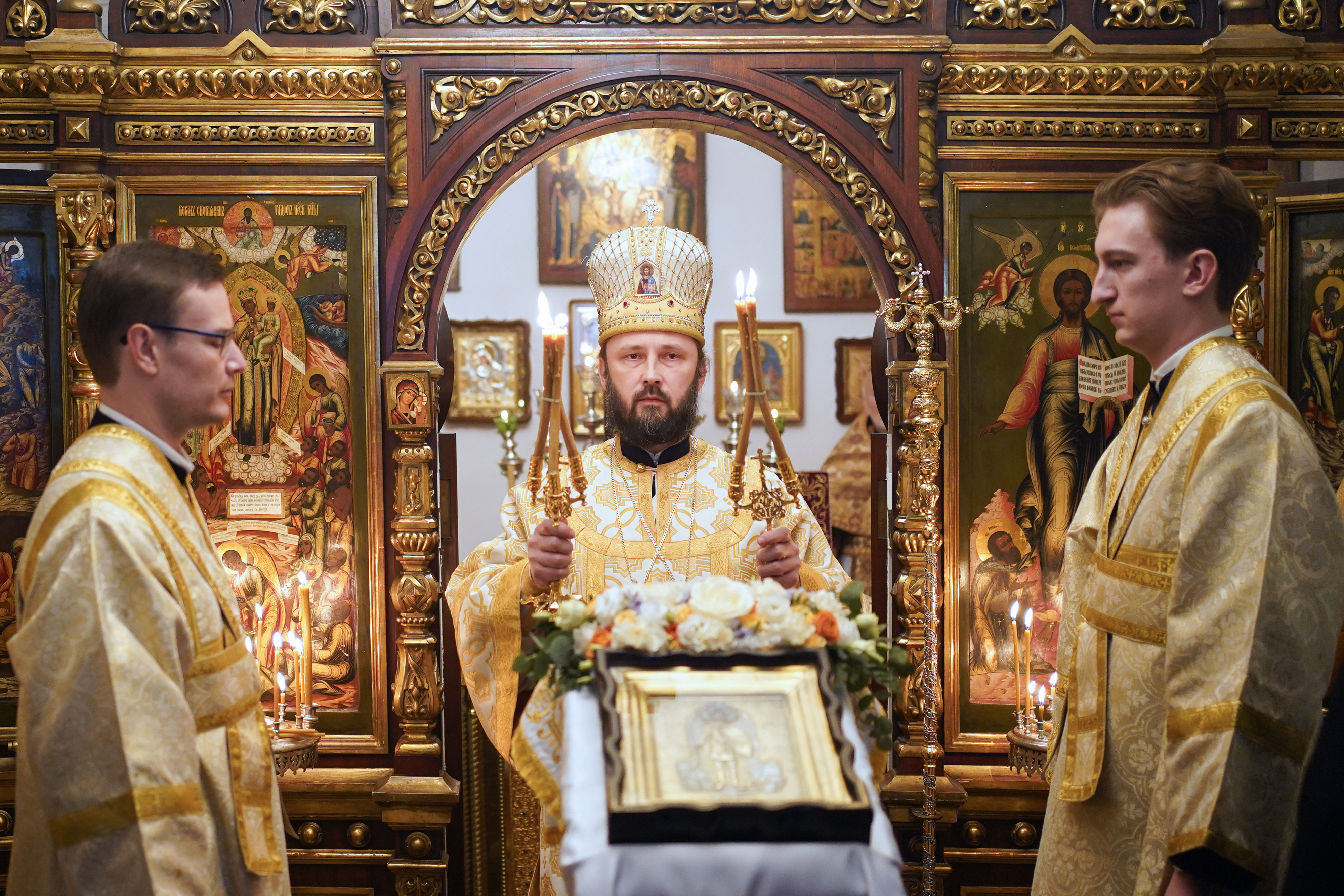 St. Michael the Archangel feast in St. Michael the Archangel Metropolitan chapel in Warsaw