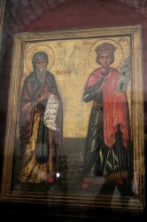 Sheep1389 
 Ikona świętych Jana Damasceńskiego i Barbary, Balamand 2025