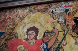 Sheep1389 
 Archanioł Michał, Douma, detal