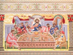 anamariaavram 
 The Secret Supper-Mosaic fresco from Romania&#039s National Cathedral