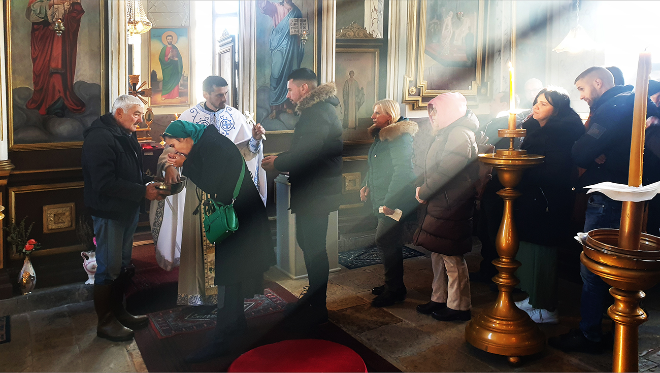 Liturgy in  Valjevska Kamenica