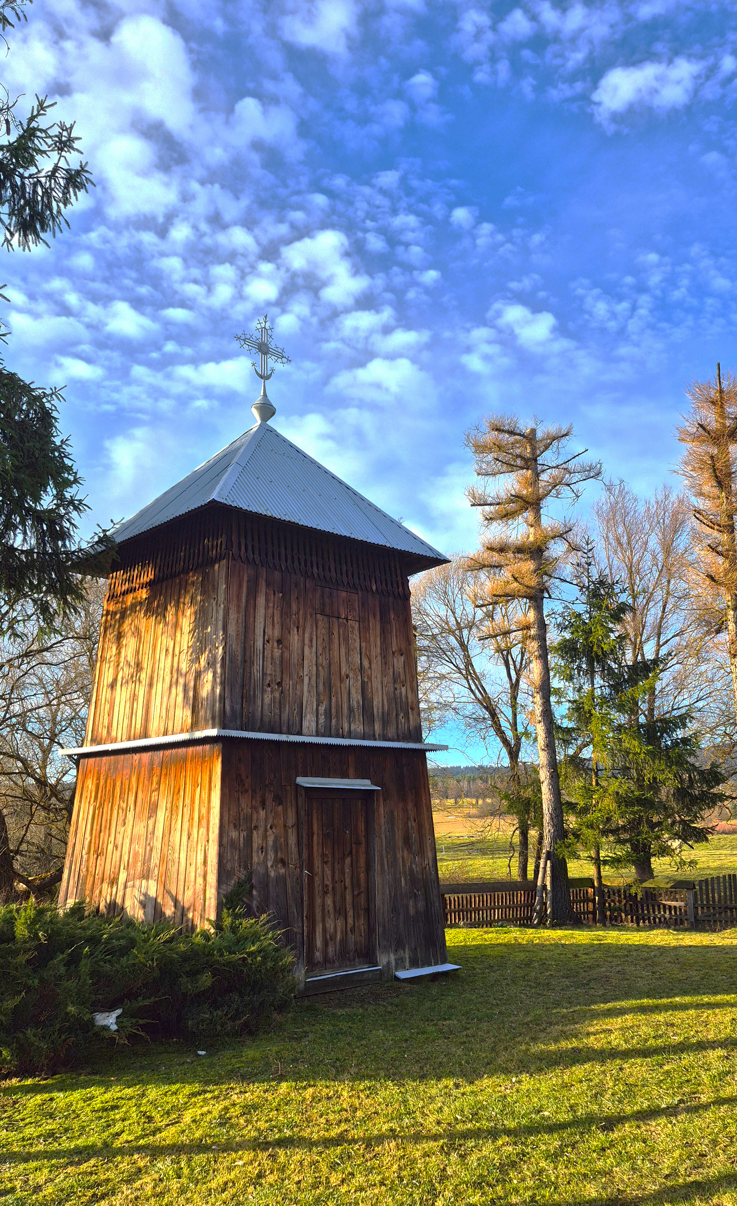 The bell-tower of the old Orthodox church in Gładyszów