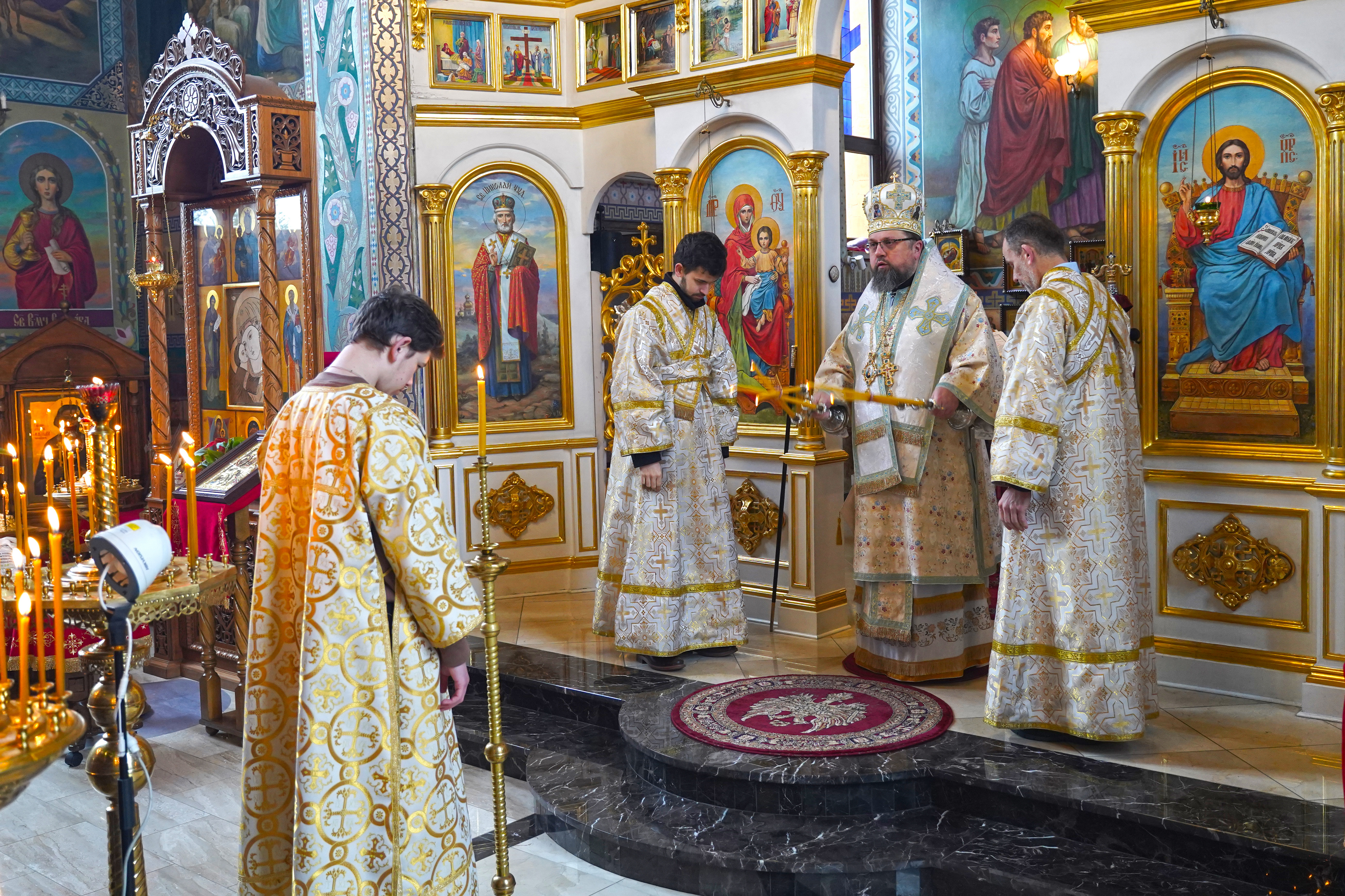 The Divine Liturgy in the Holy Trinity church in Gorlice