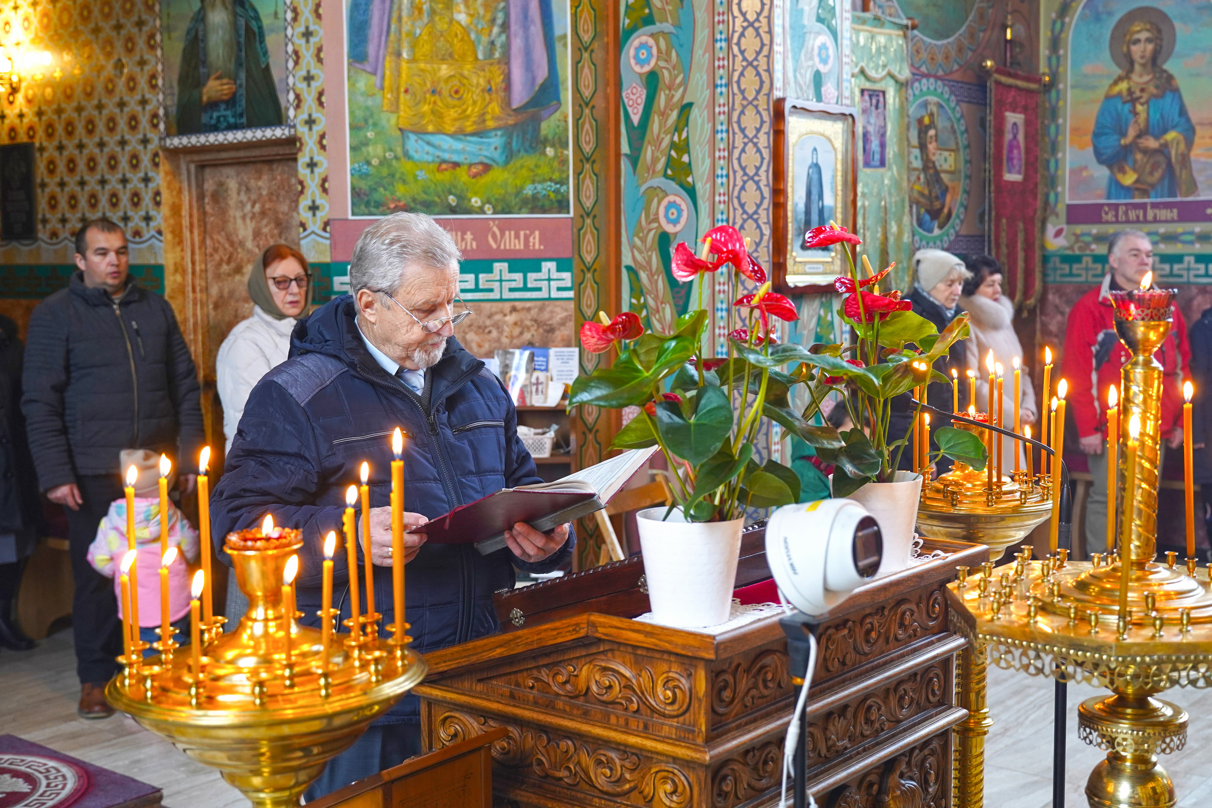 The Divine Liturgy in the Holy Trinity church in Gorlice