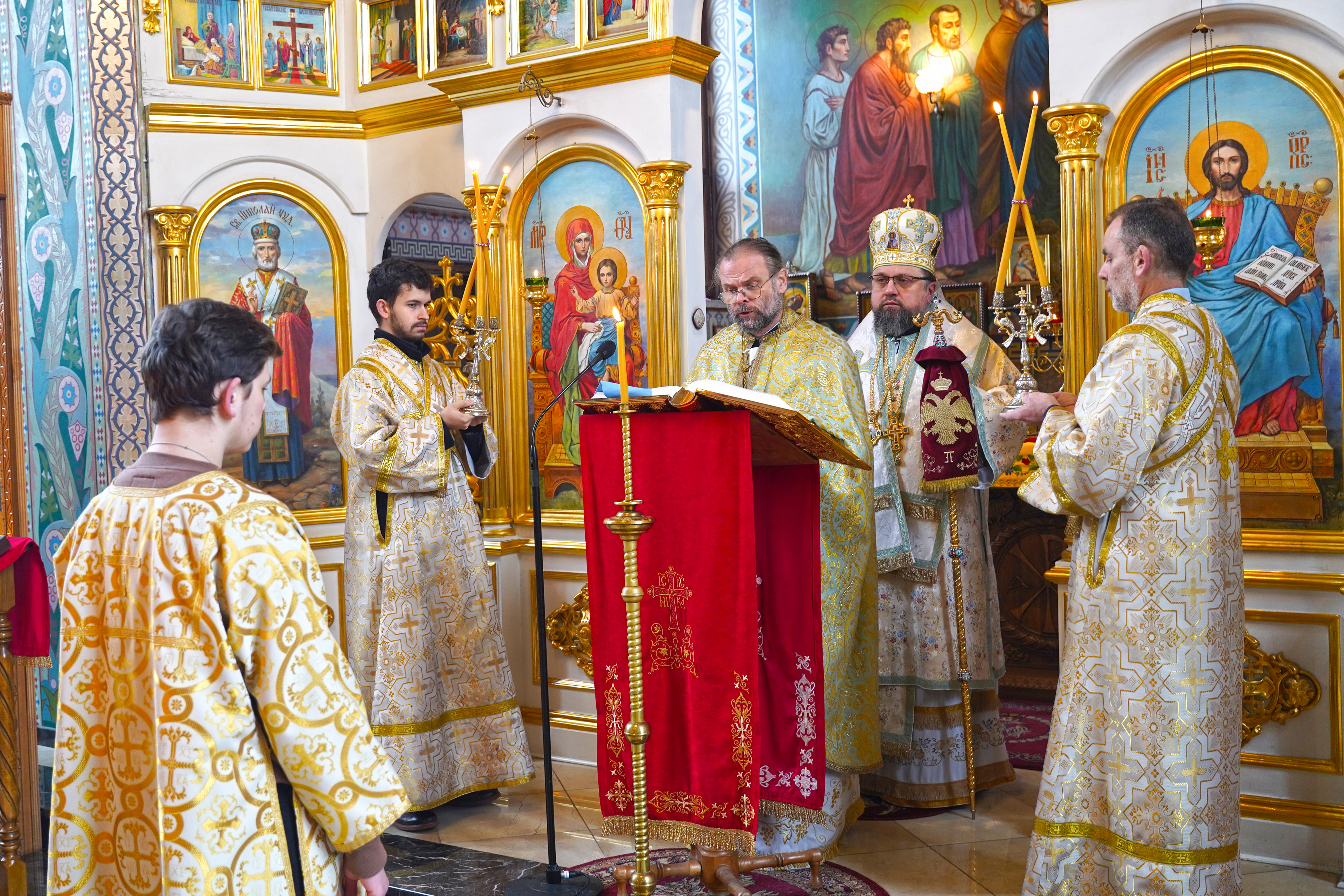 The Divine Liturgy in the Holy Trinity church in Gorlice
