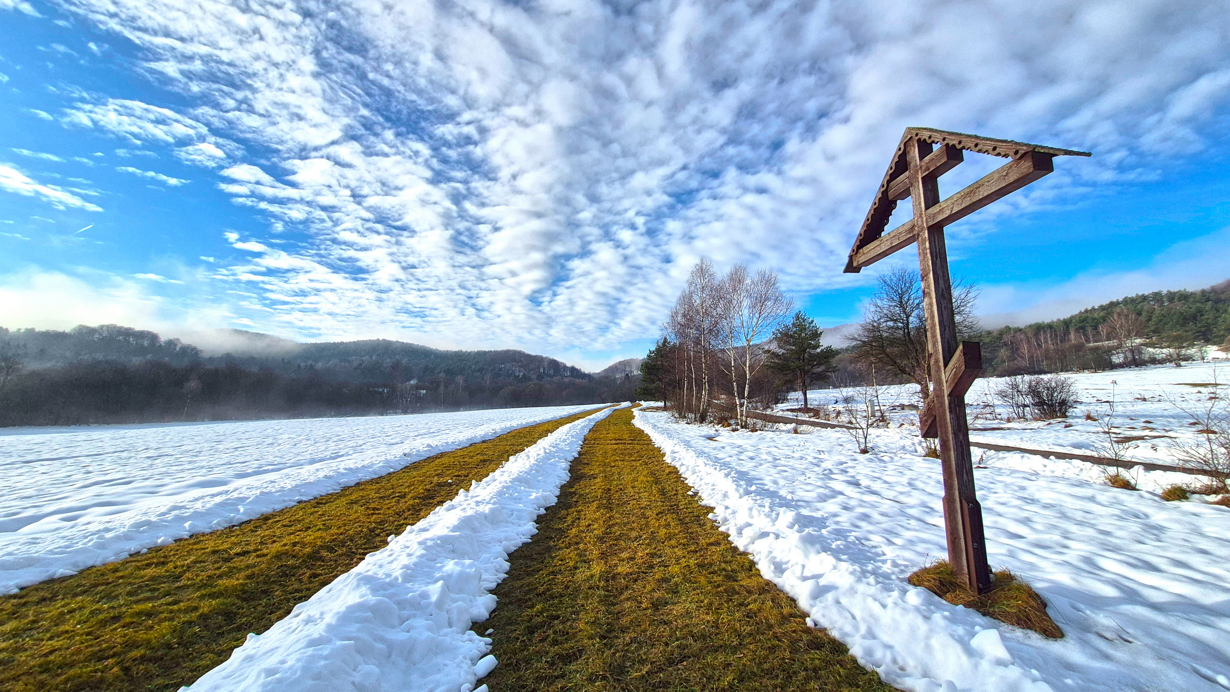 The cross on the way Mountain Jawor