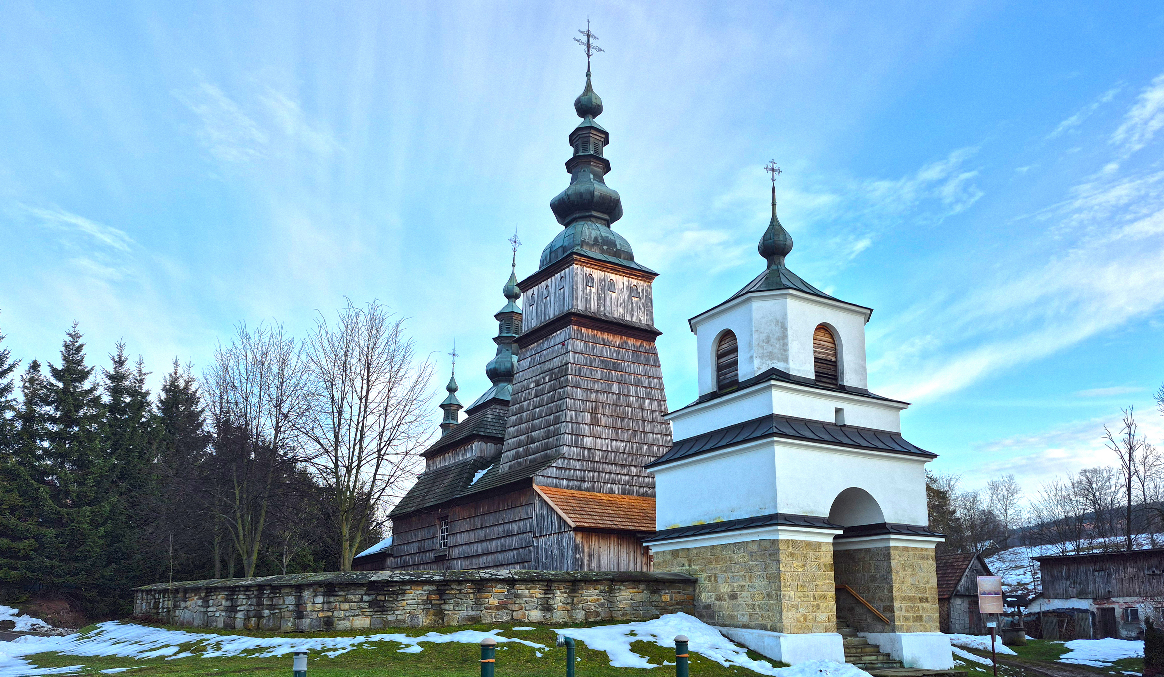 The former Orthodox church in Owczary