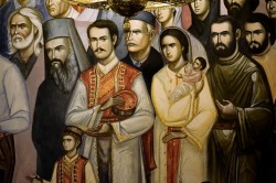 Sheep1389 
 The faithful Montenegrin Orthodox nation - fresco in Podgorica, 2024