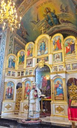 jarek1 
 The Divine Liturgy in the Holy Trinity church in Gorlice