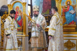 jarek1 
 The Divine Liturgy in the Holy Trinity church in Gorlice