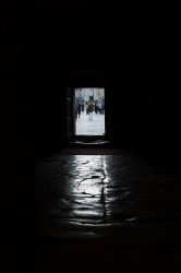 alik 
 Entrance to Nativity church in Betlehem