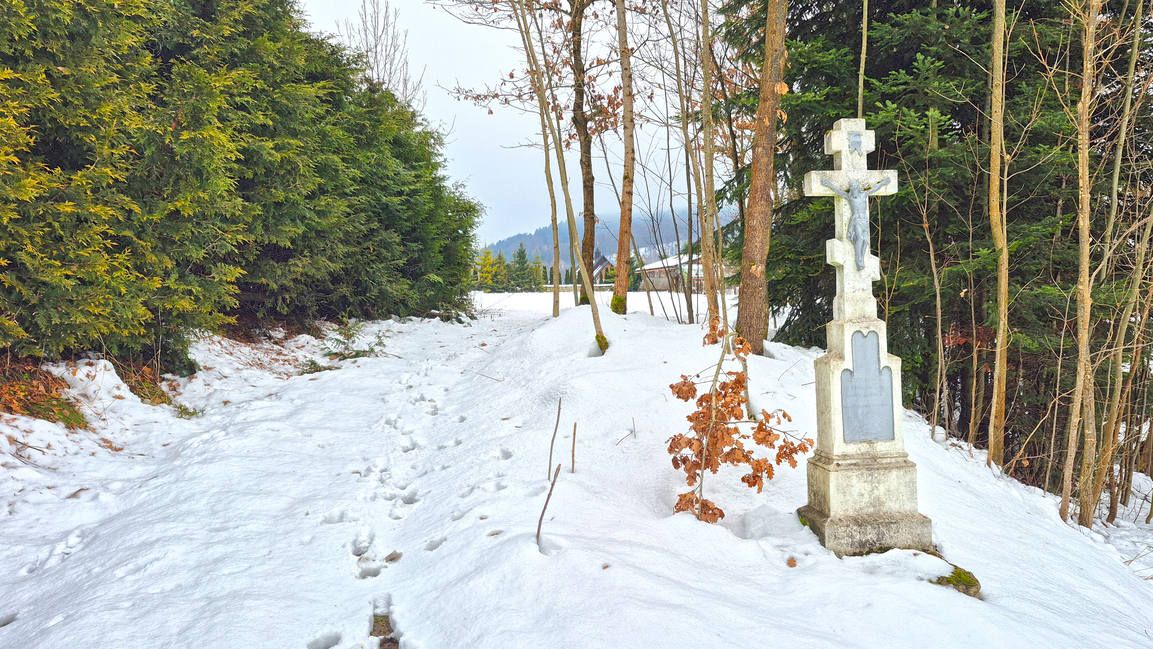 The Orthodox cross in Wysowa-Zdrój 