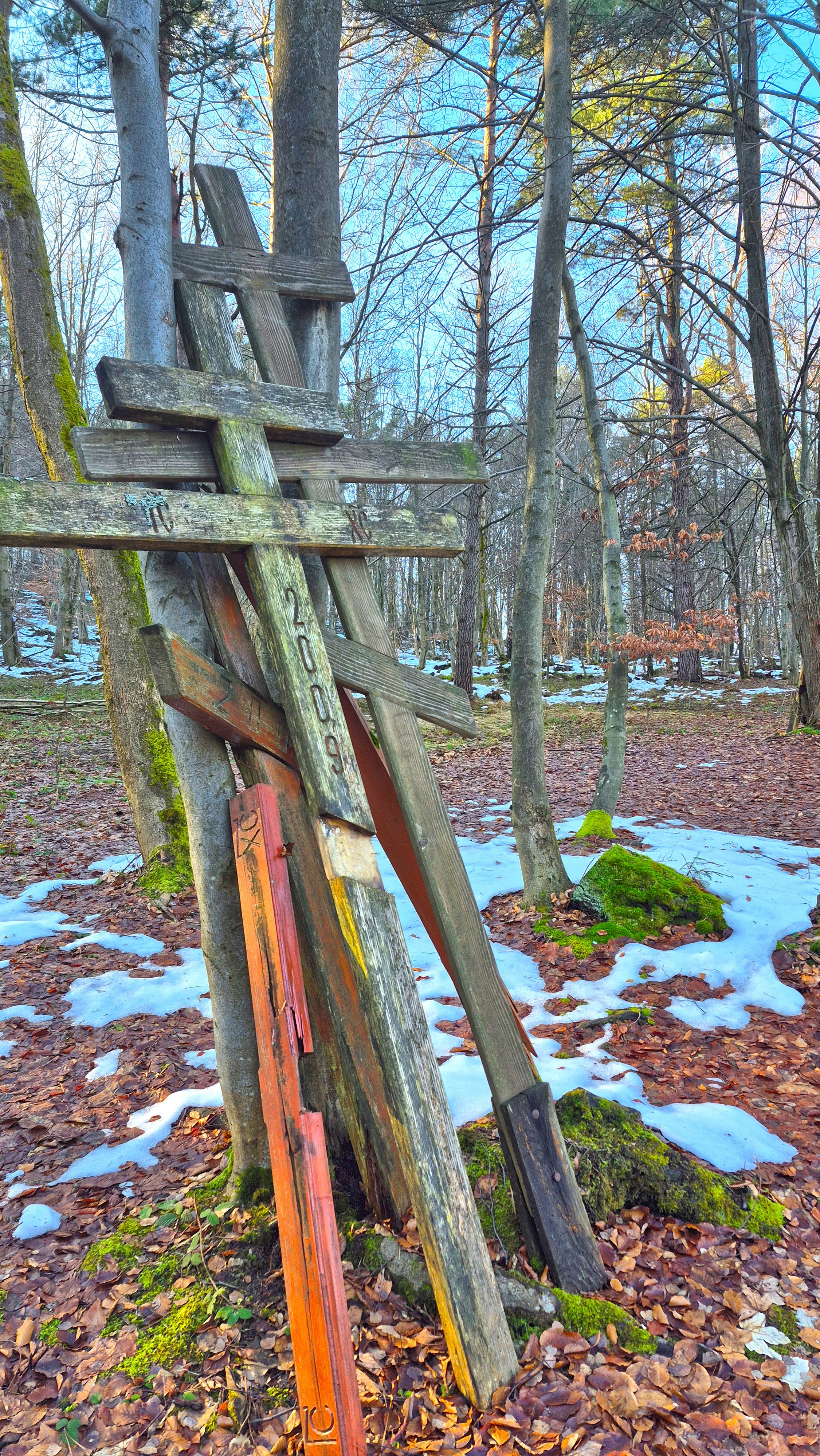 The crosses on Mountain Jawor