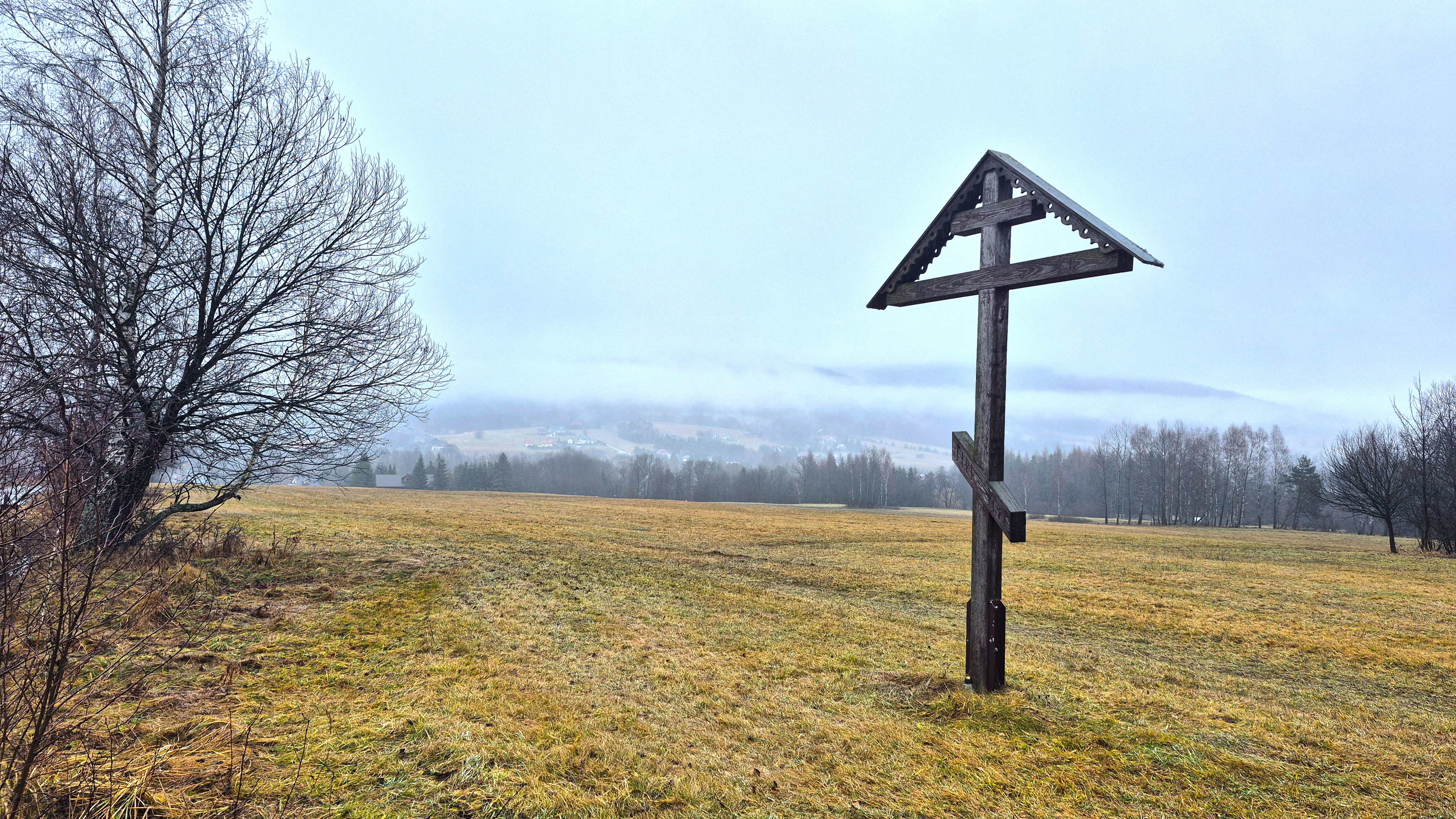 The cross on the way to Mountain Jawor